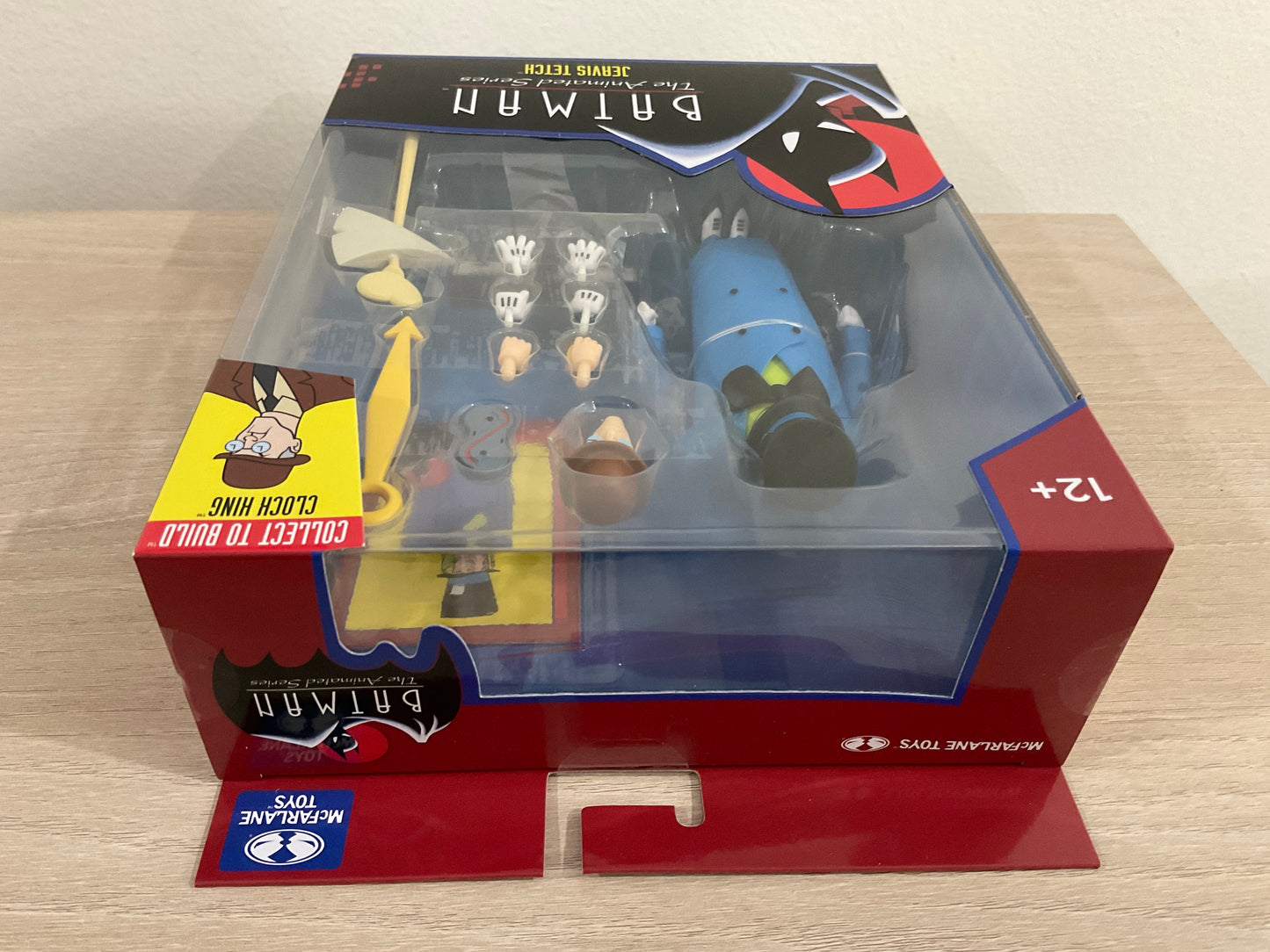 McFarlane DC Direct BTAS Mad Hatter Wave 7 Build-A-Figure Clock King 6-Inch Figure