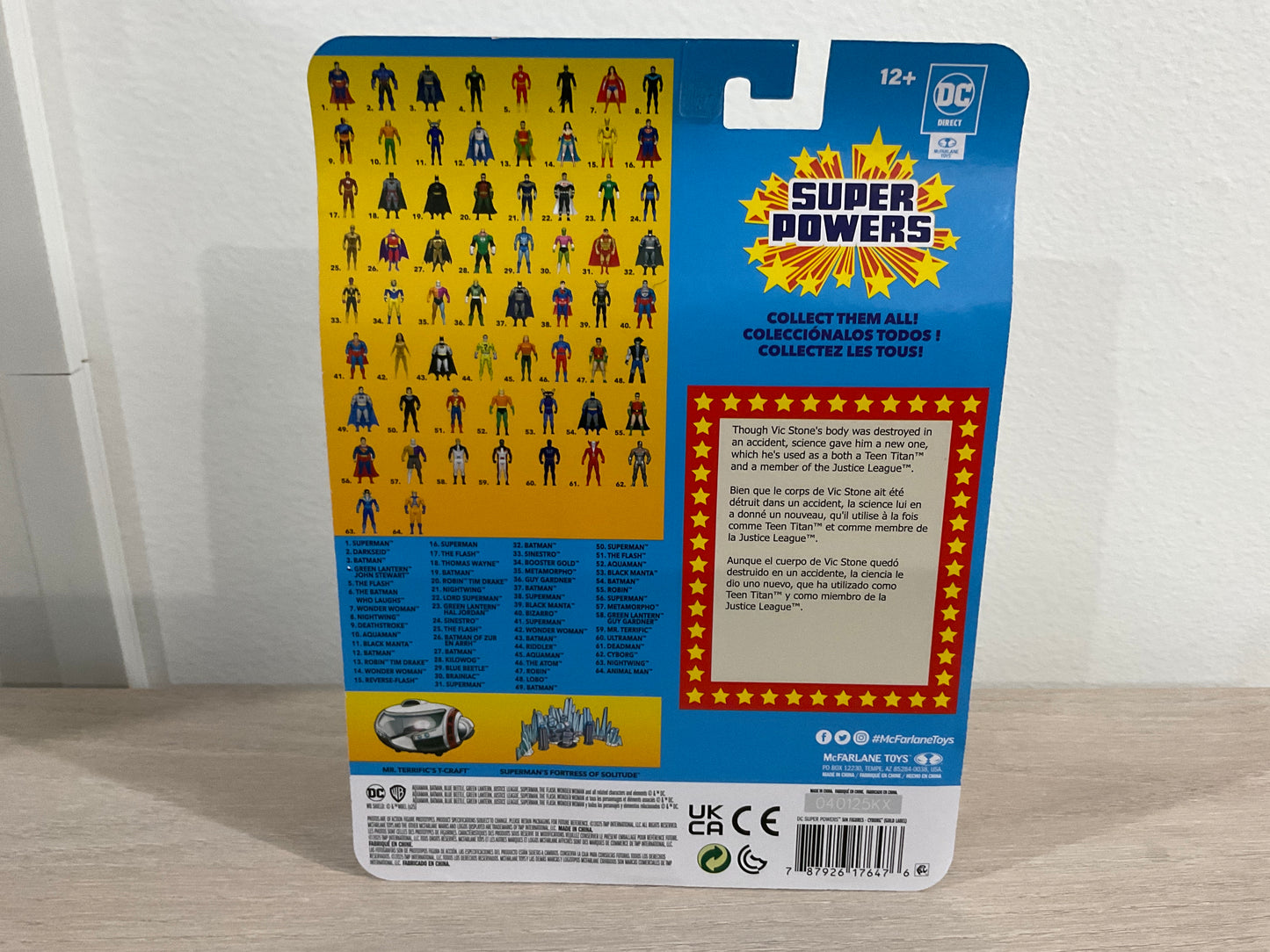 Cyborg 4.5″ Gold Label Figure – DC Super Powers Exclusive Substandard