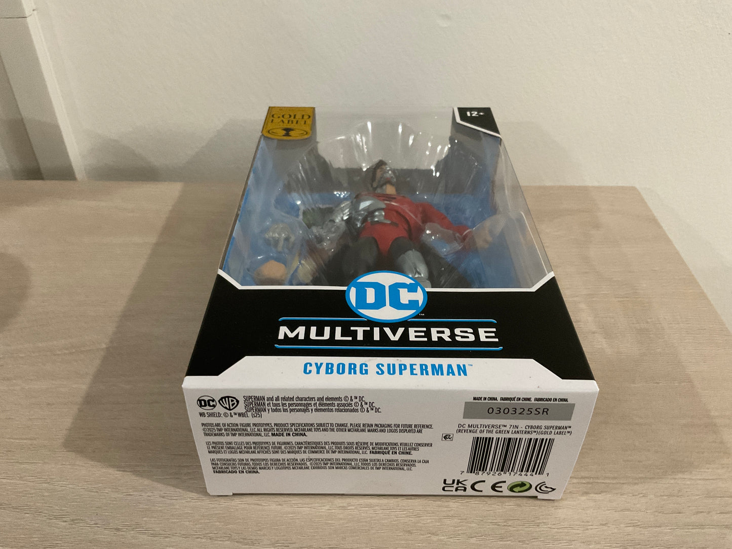 DC Multiverse Cyborg Superman 7" Action Figure (Revenge of the Green Lantern) – Gold Label (Substandard)