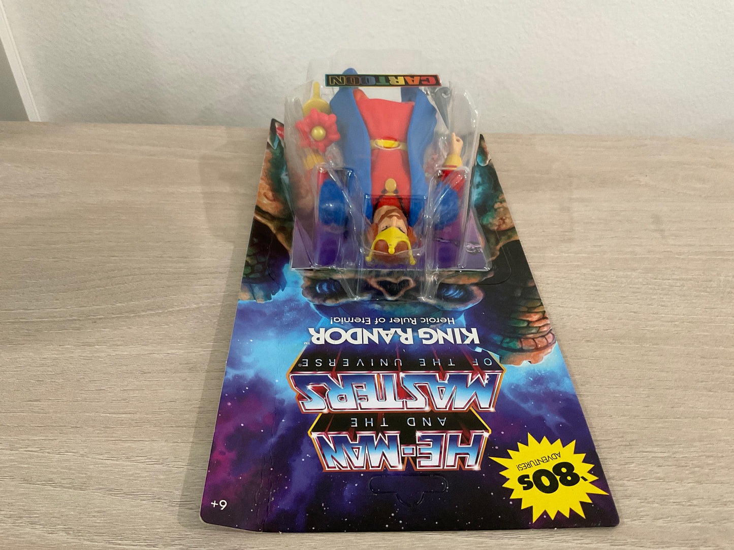 Masters of the Universe Origins King Randor Cartoon Collection 5.5-Inch Figure Mattel - Substandard Card 5