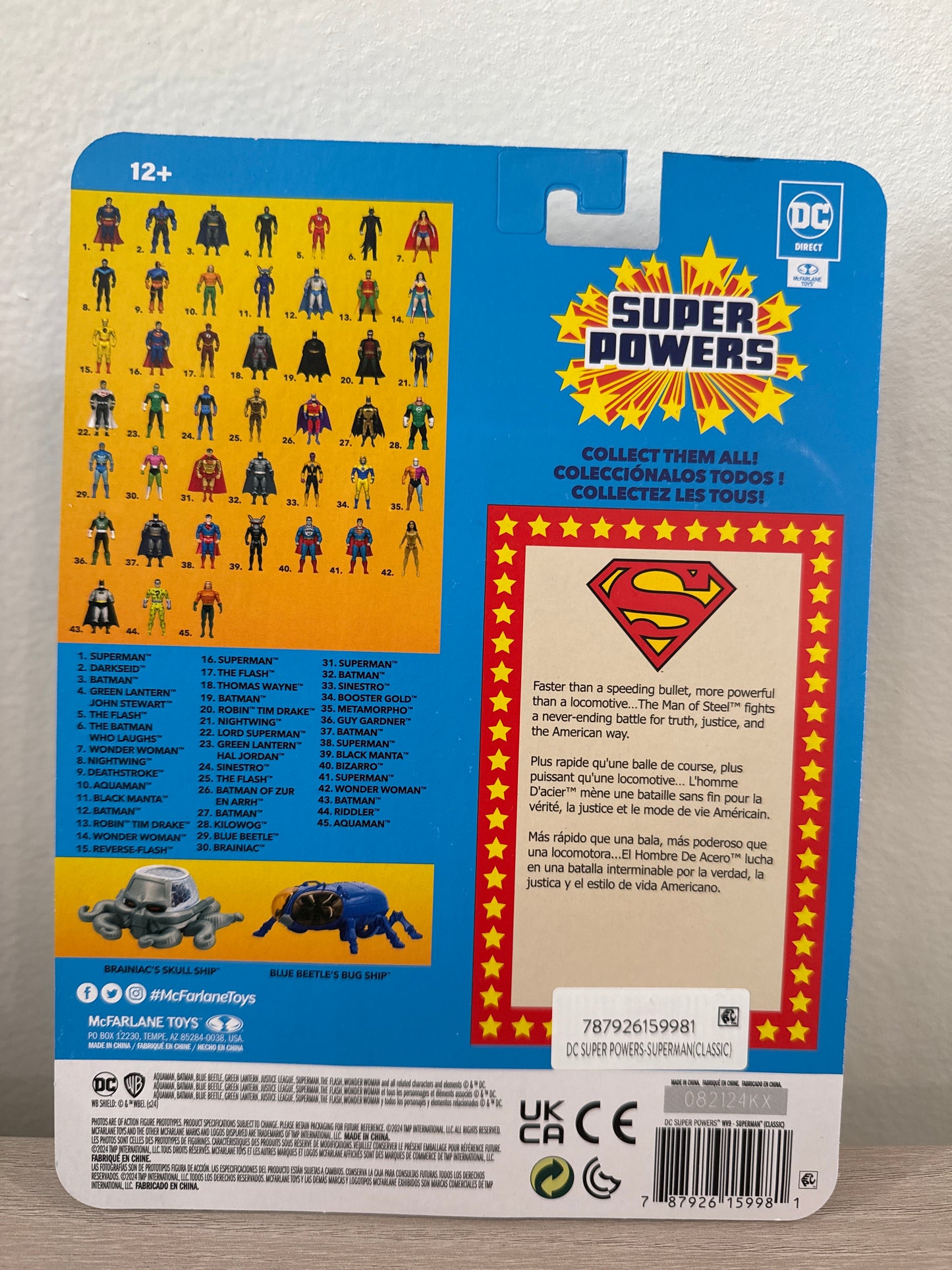 DC Super Powers Wave 9 Superman Classic 4.5" Action Figure