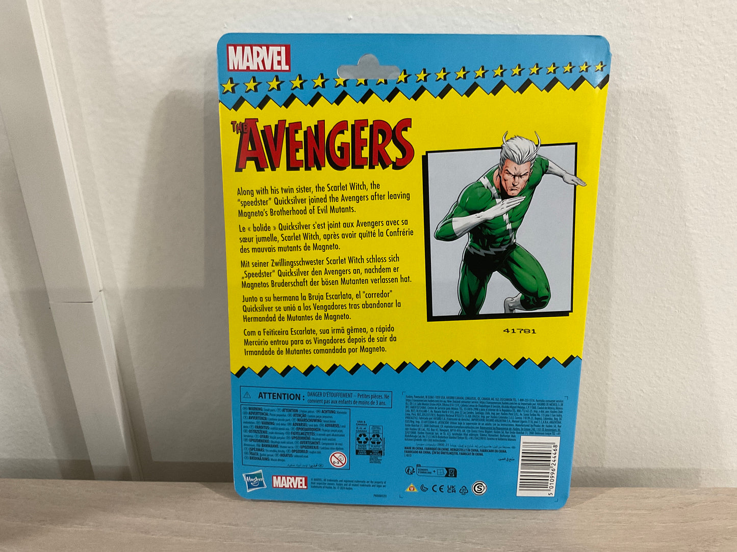Marvel Legends Series Quicksilver, Retro Marvel Comics Collectible Action Figure (Substandard 1)