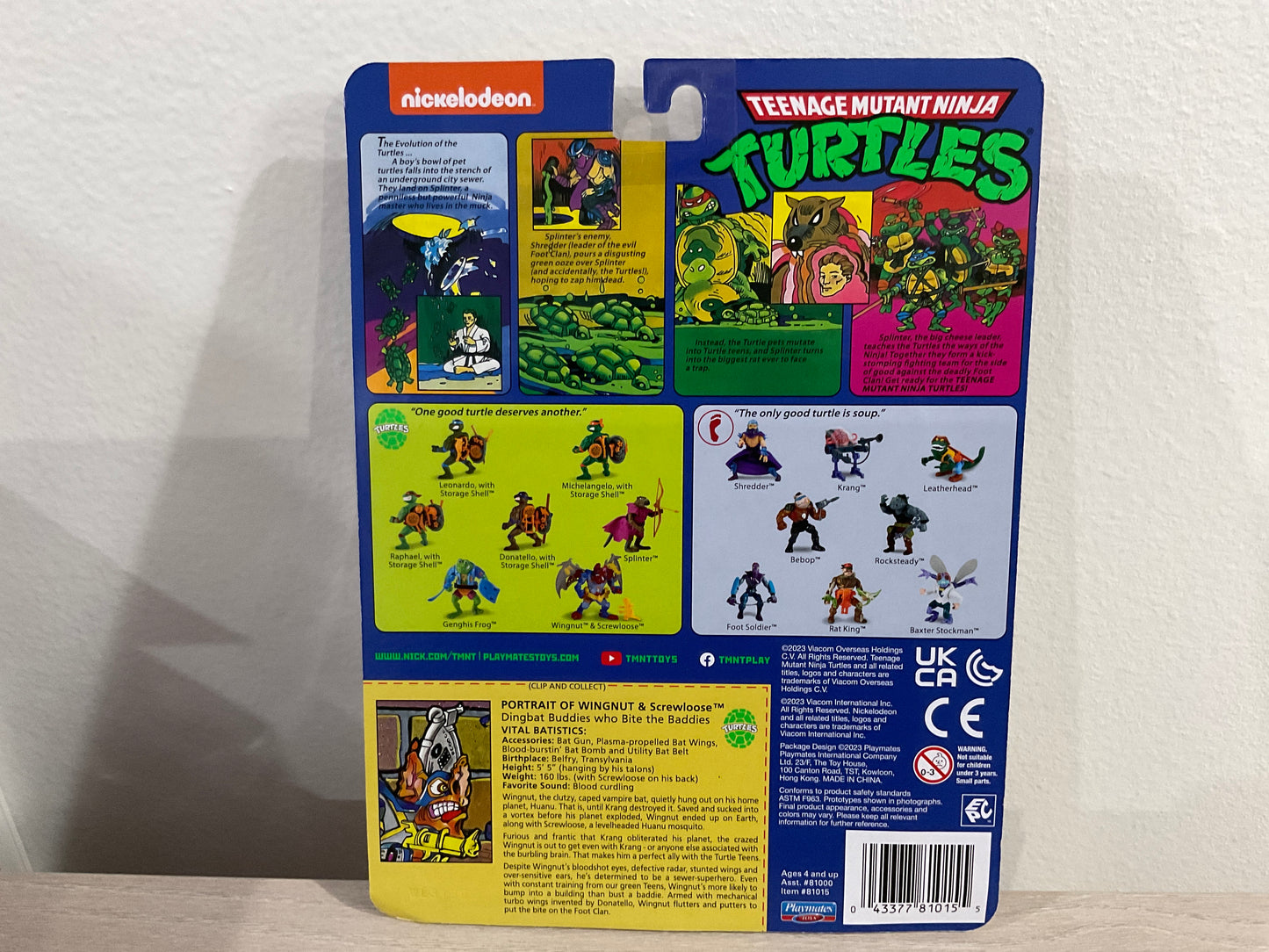 TMNT Teenage Mutant Ninja Turtles Wingnut & Screwloose 2023 Retro Action Figure