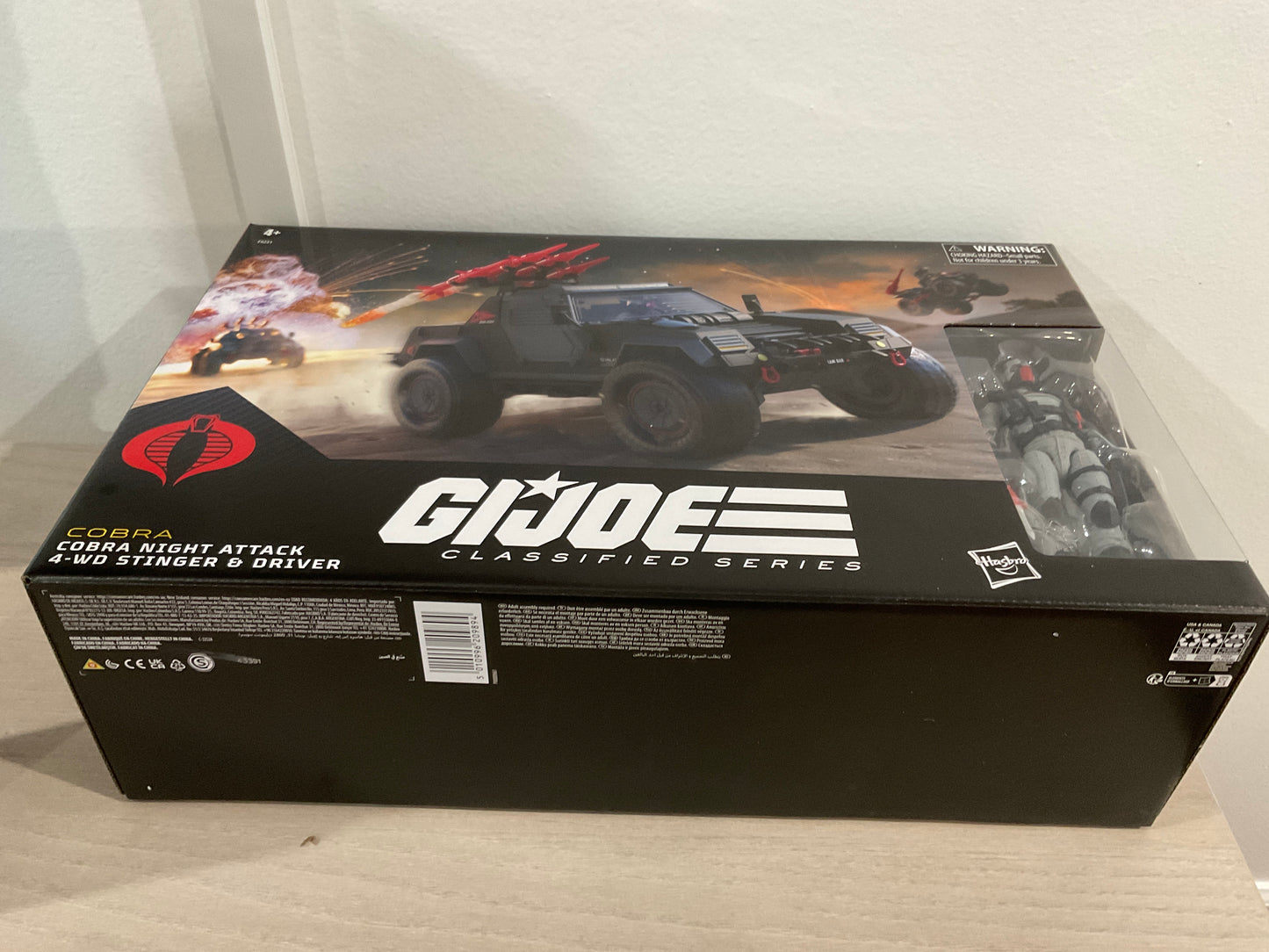 G.I. Joe Vehicles – 6" Classified Series – Cobra Night Attack 4-WD Stinger & Driver (#120)