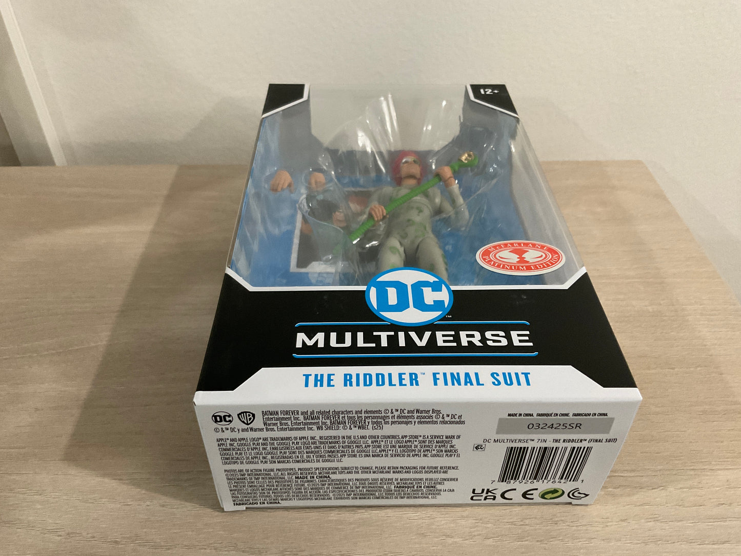 Batman Forever (1995) - The Riddler (Final Suit) DC Multiverse Red Platinum Edition 7" Scale Action Figure