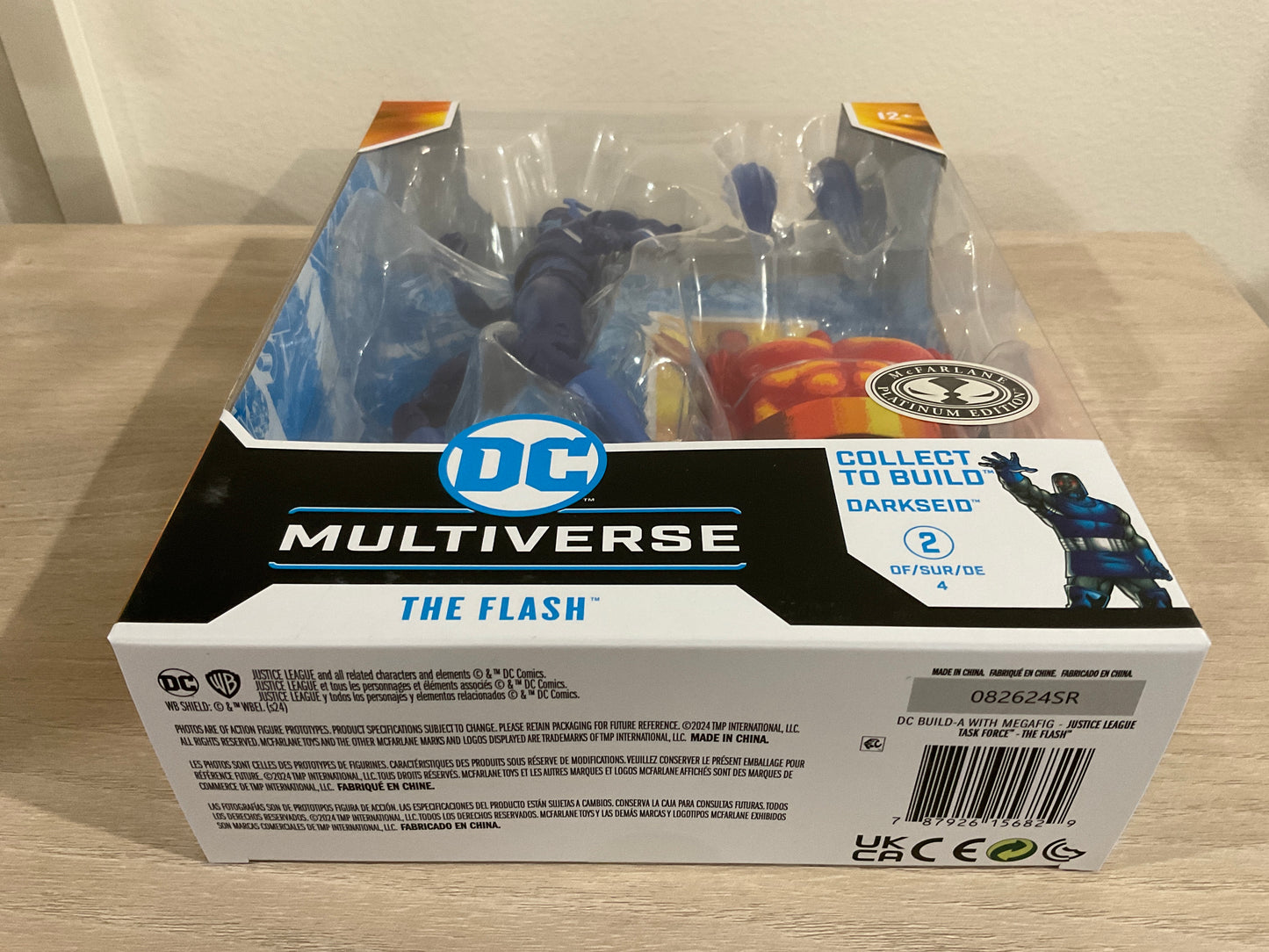 DC Multiverse The Flash (Justice League Task Force) Platinum Edition 7-Inch Action Figure with Darkseid BAF Piece
