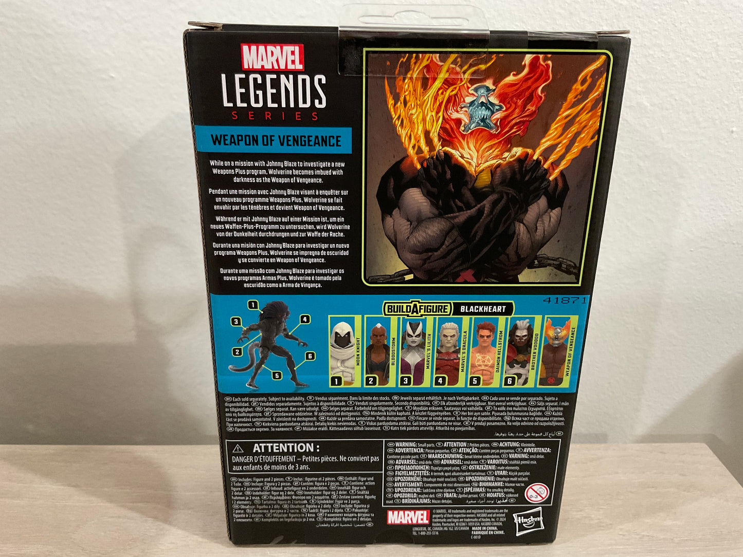 Marvel Legends Series Weapon of Vengeance Wolverine 6-Inch Action Figure – Blackheart BAF