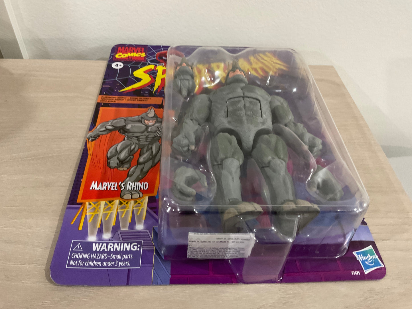 Marvel Legends Retro Collection — Marvel’s Rhino (Spider-Man) 6″ Figure - Re-Issue