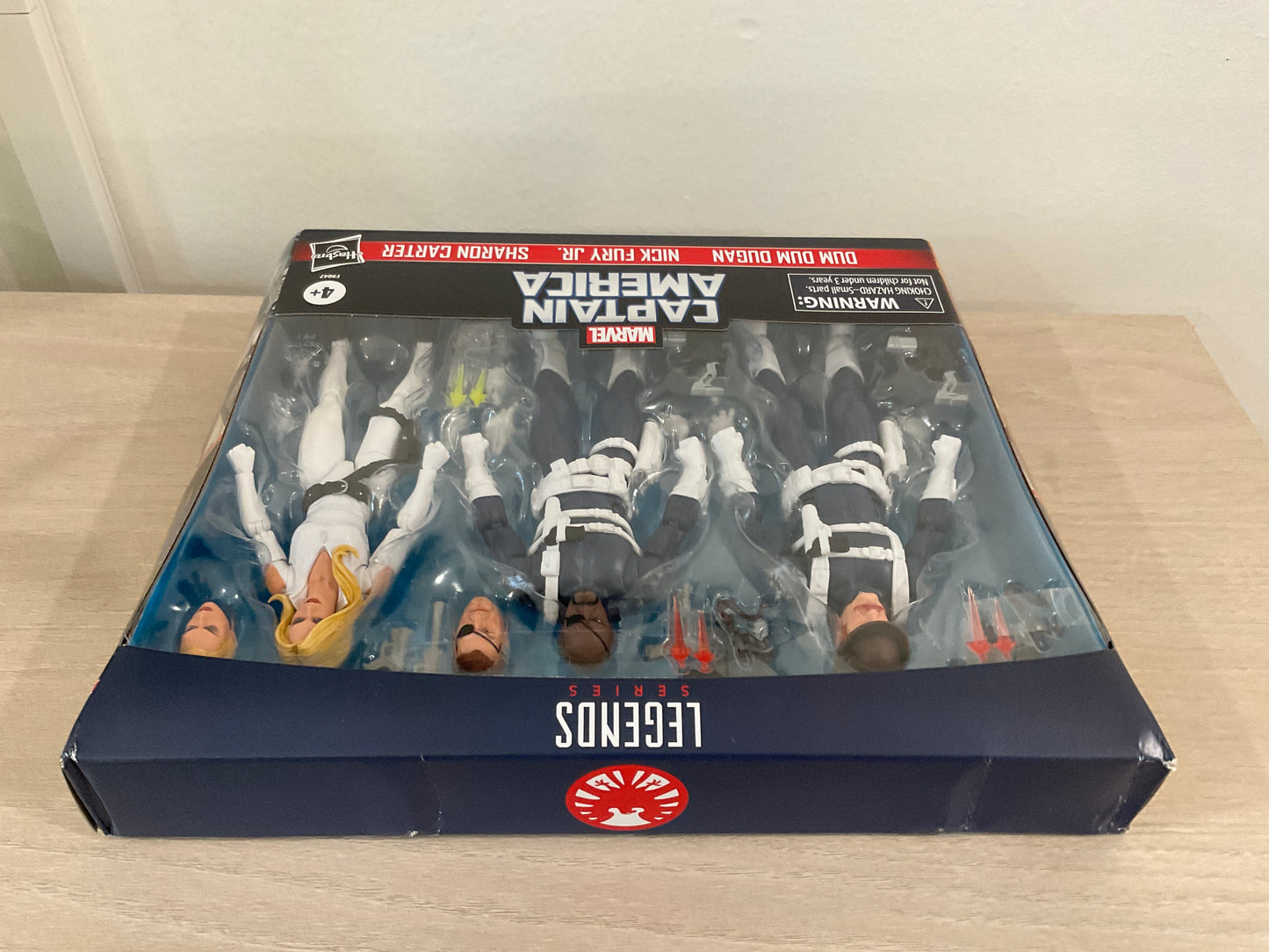 Marvel Legends Series S.H.I.E.L.D. 3-Pack – Dum Dum Dugan, Sharon Carter & Nick Fury Jr. 6" Figures (Damaged Packaging 3)