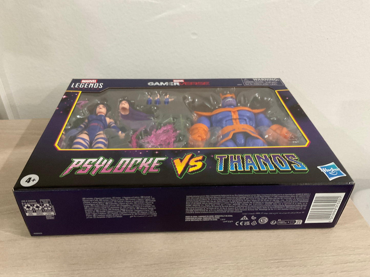 Marvel Legends Series Gamerverse Psylocke vs. Thanos 2-Pack – 6-Inch Action Figures
