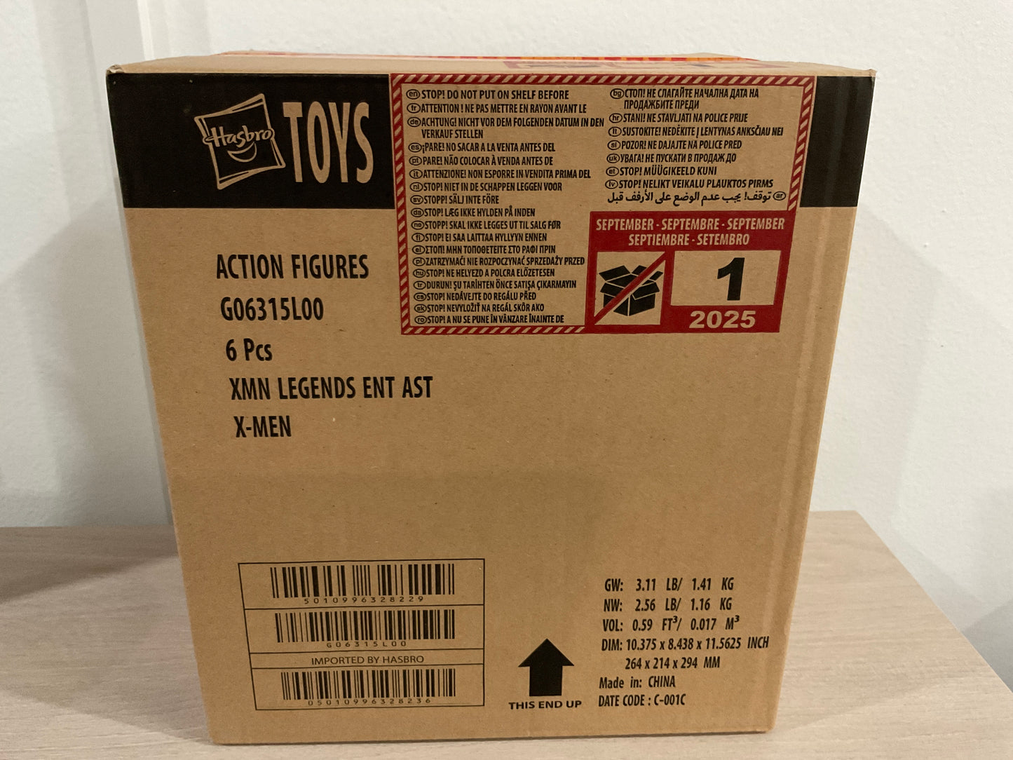 X-Men 97 Marvel Legends 6-inch Action Figures Wave 3 Case of 6