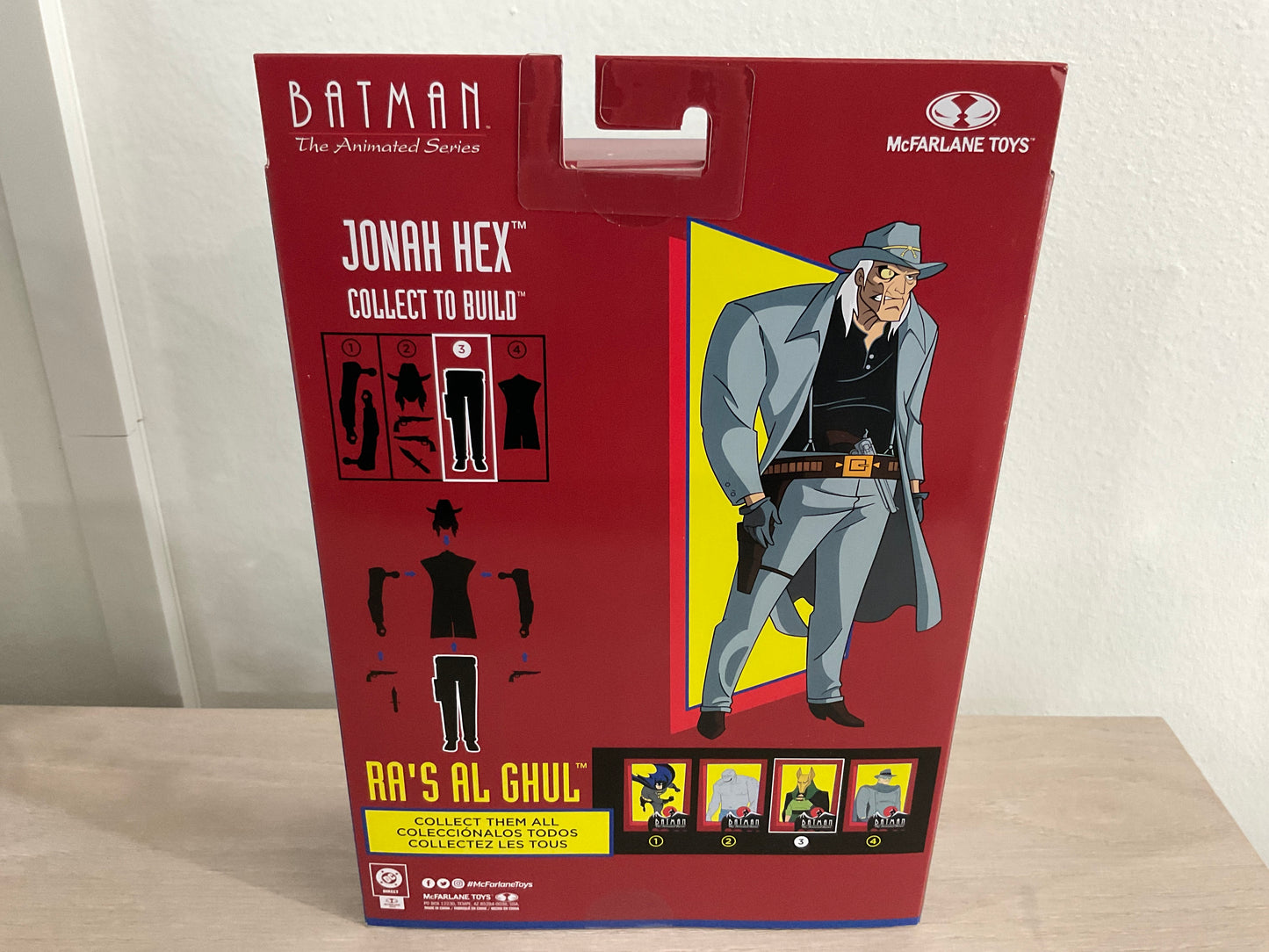 DC Direct Batman: The Animated Series 6" Ras Al Ghul – Wave 5 (Build-A Jonah Hex Piece)