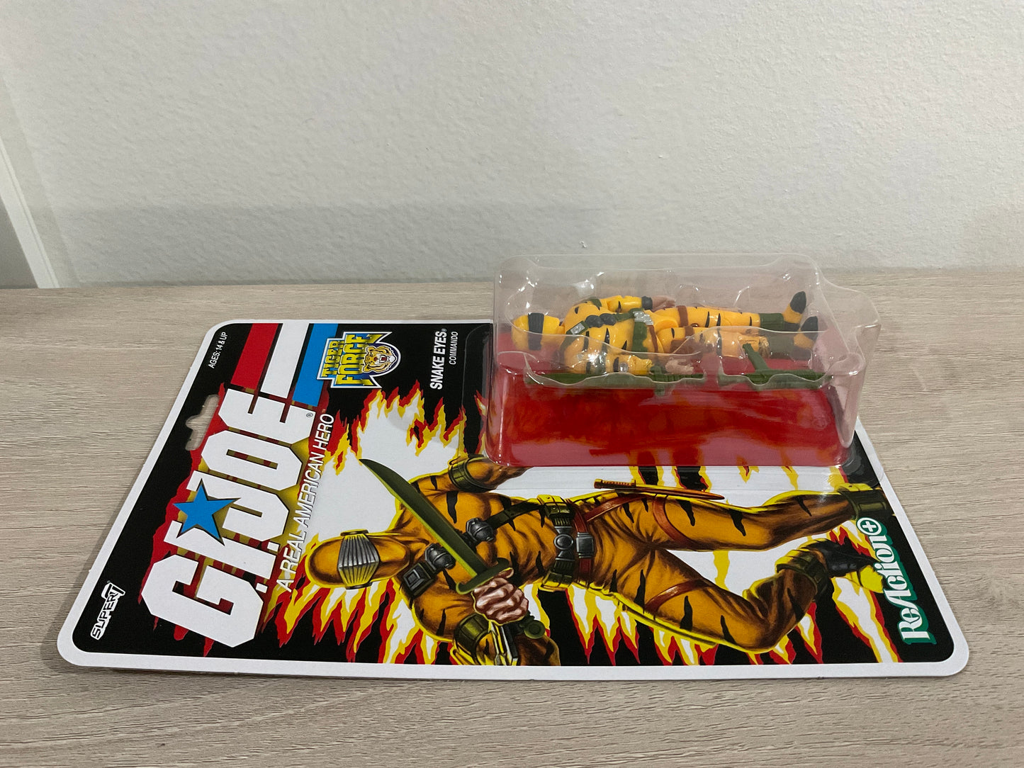 G.I. Joe Super7 ReAction+ Snake Eyes (Tiger Force Exclusive) 3.75-Inch Action Figure