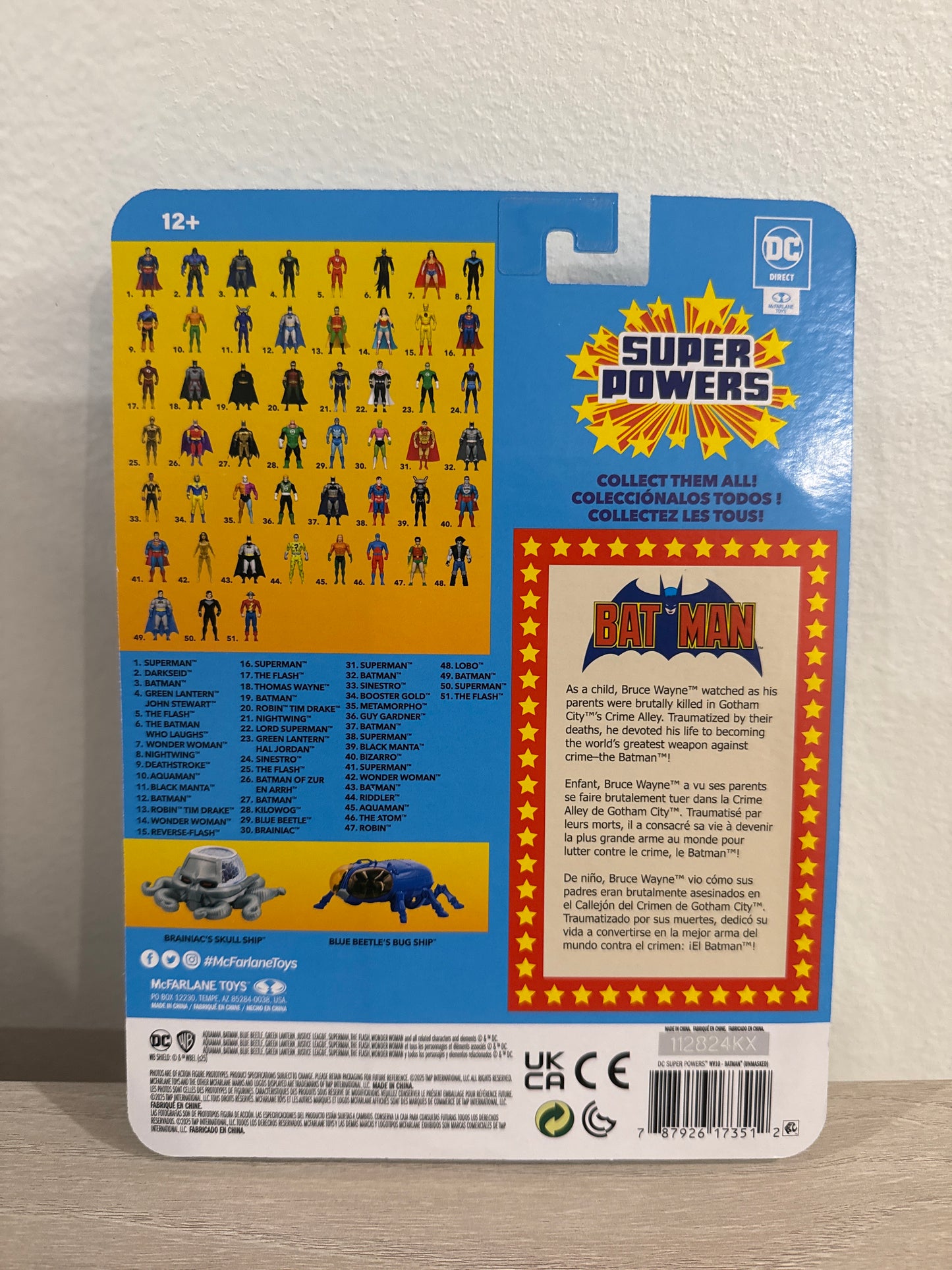 DC Super Powers Batman Unmasked 4.5" Action Figure