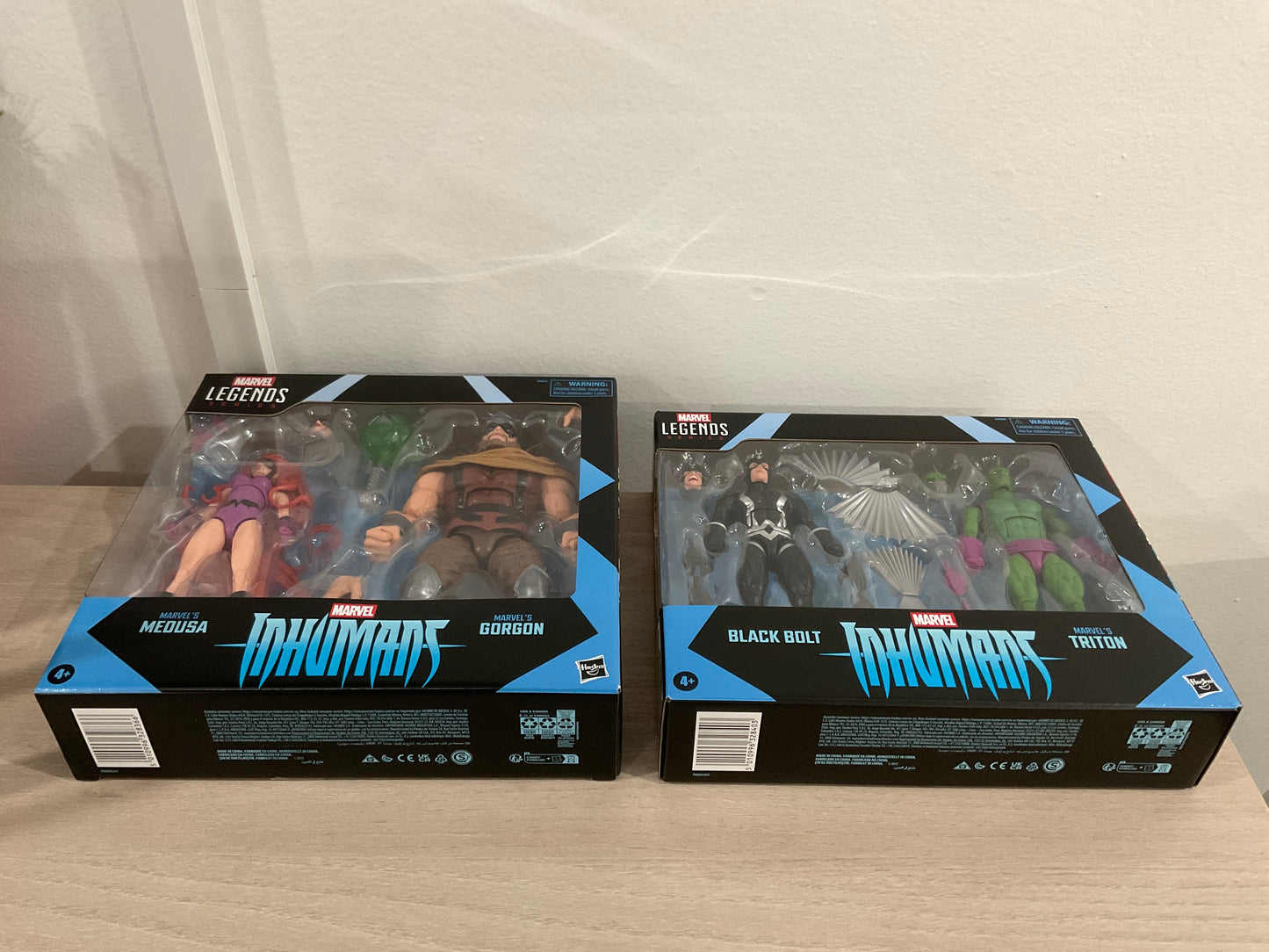 Inhumans Bundle: Medusa & Gorgon + Black Bolt & Triton 6-Inch Action Figure 4-Pack