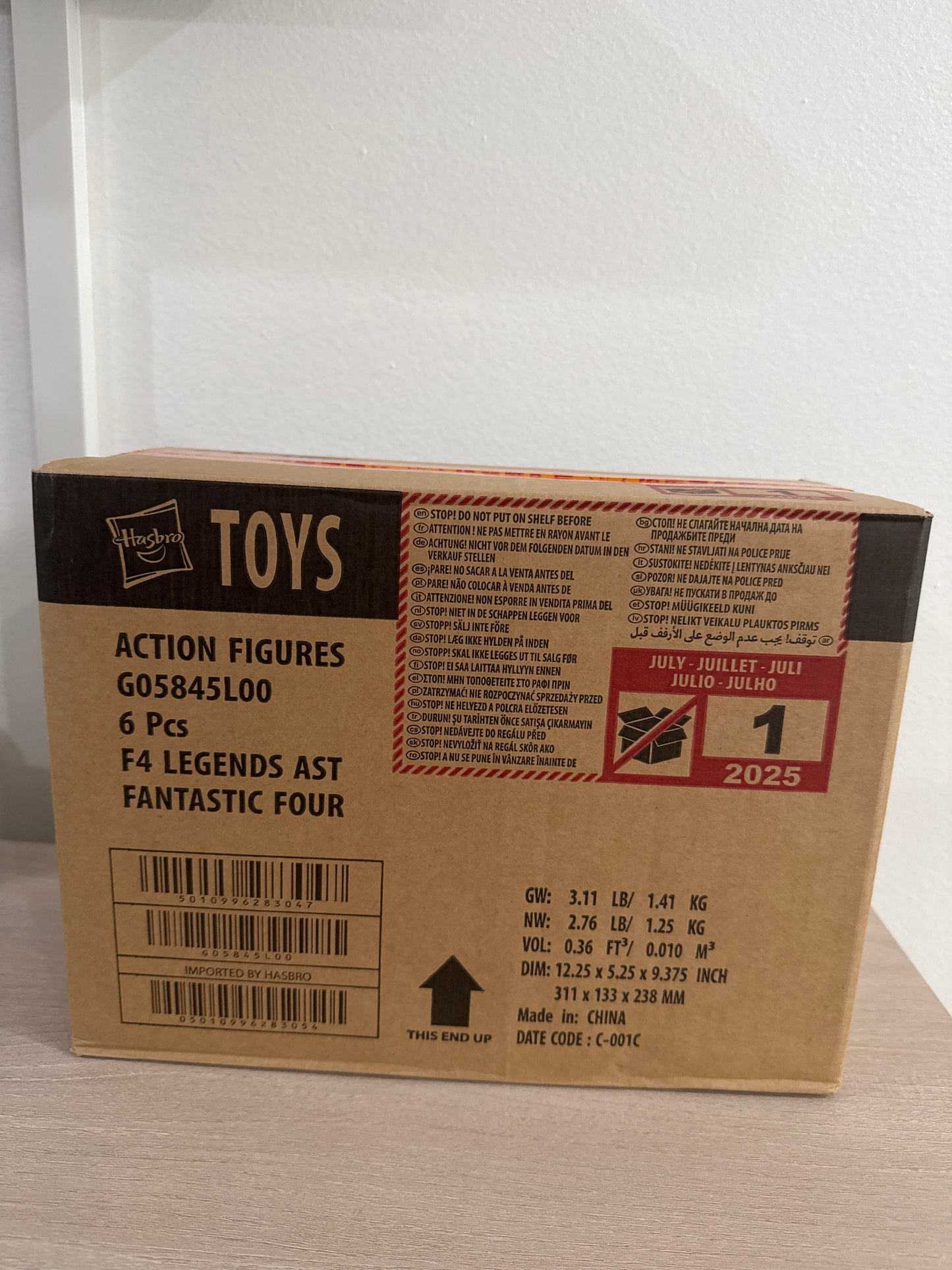 Marvel Legends Fantastic Four First Steps Wave 1 Case of 6 – 6-Inch Action Figures