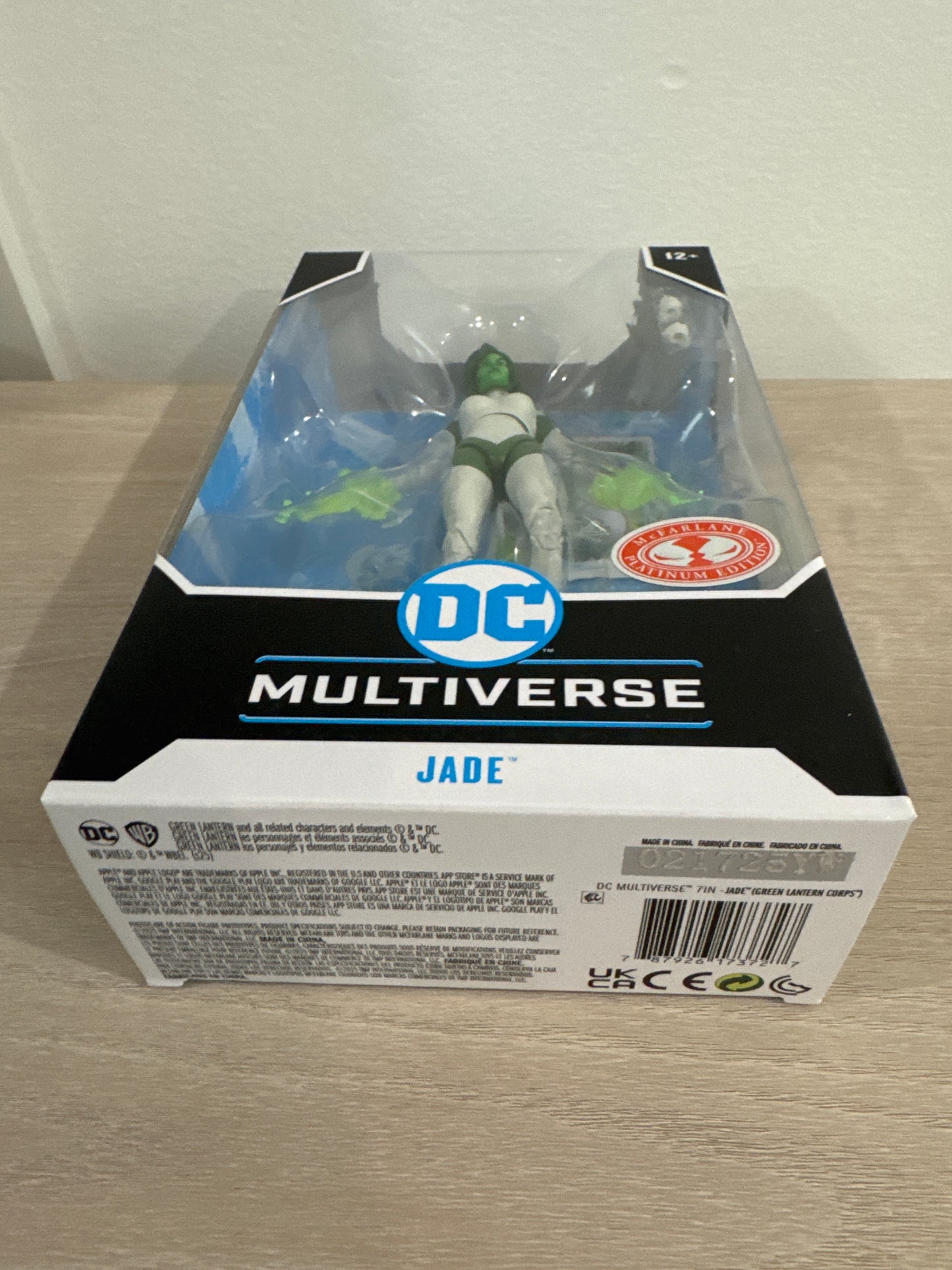 DC Multiverse Green Lantern Corps – Jade 7” Figure (Red Platinum Edition)