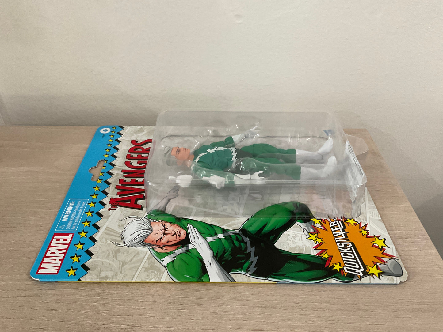 Marvel Legends Series Quicksilver, Retro Marvel Comics Collectible Action Figure