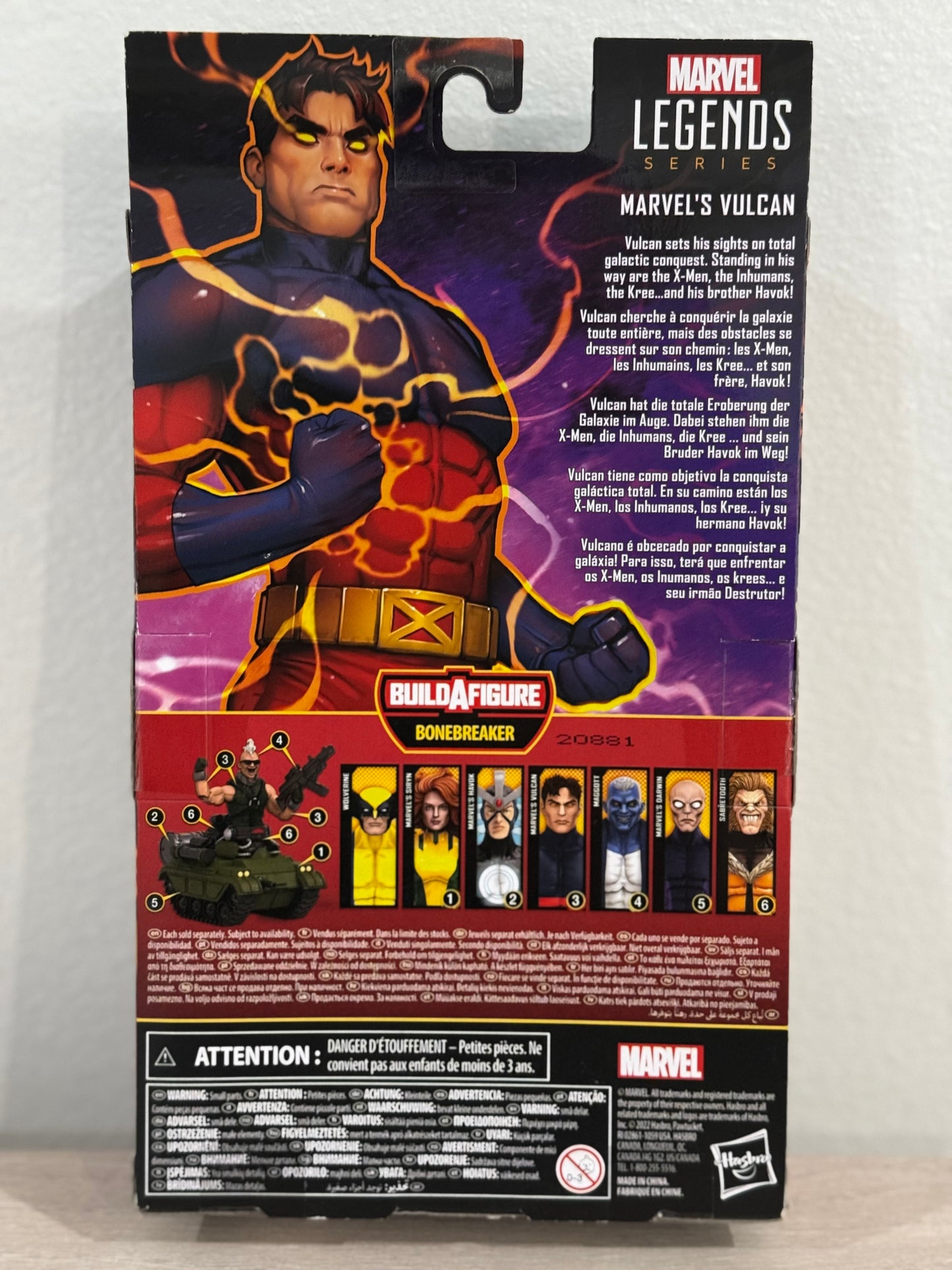 Marvel Legends Series X-Men Marvel’s Vulcan 6-Inch Action Figure