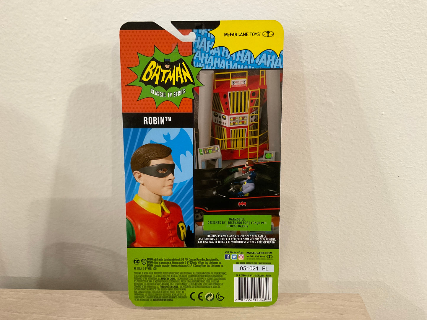 DC Retro Batman 66 Robin 6-Inch Action Figure