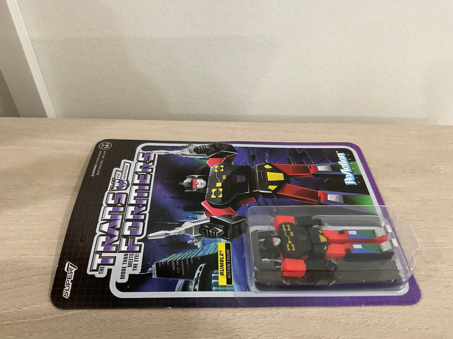 Super7 ReAction Transformers – Rumble (Red) 3.75-Inch Action Figure