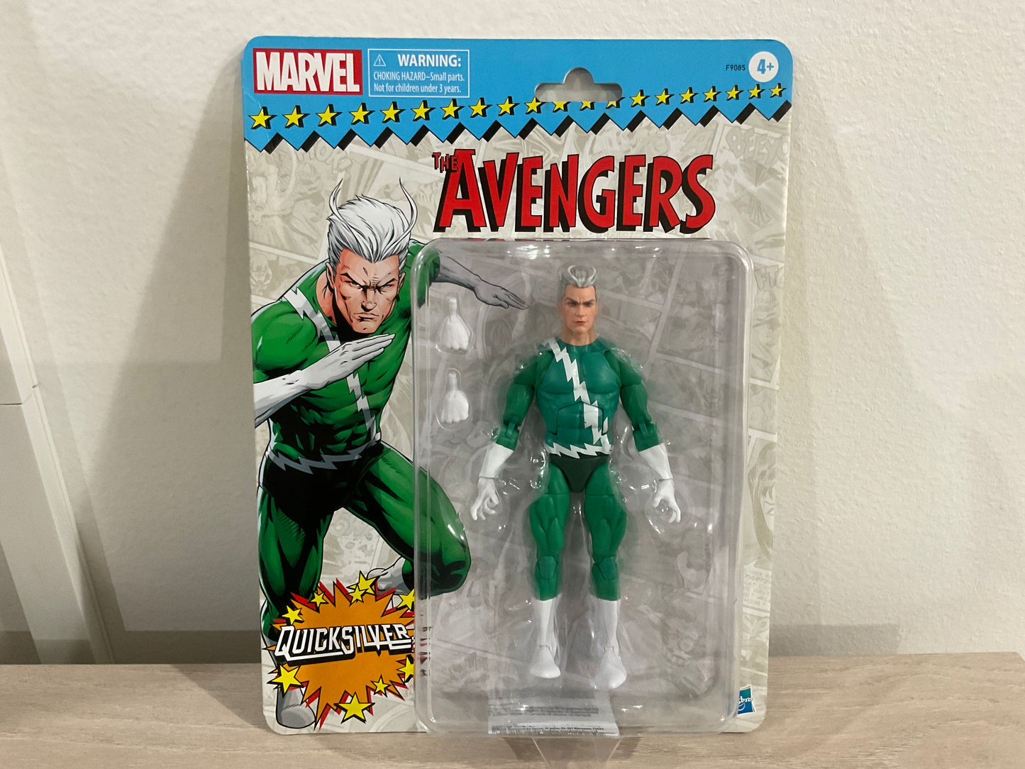 Marvel Legends Series Quicksilver, Retro Marvel Comics Collectible Action Figure (Substandard 1)