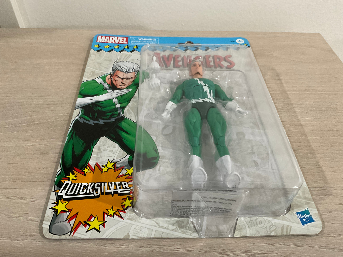 Marvel Legends Series Quicksilver, Retro Marvel Comics Collectible Action Figure (Substandard 1)