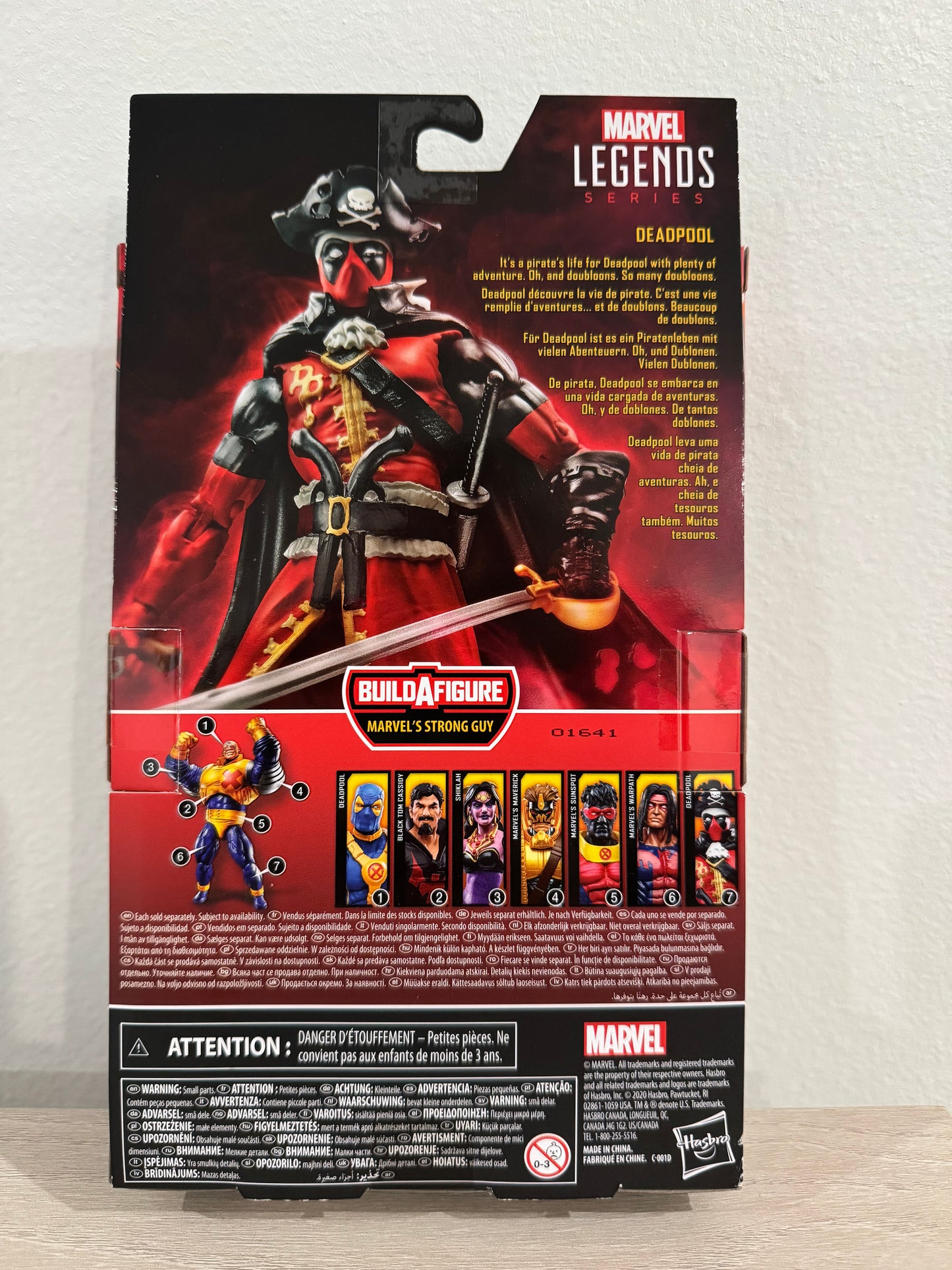 Marvel Legends Series 6-Inch Deadpool (Pirate) Action Figure (No BAF)