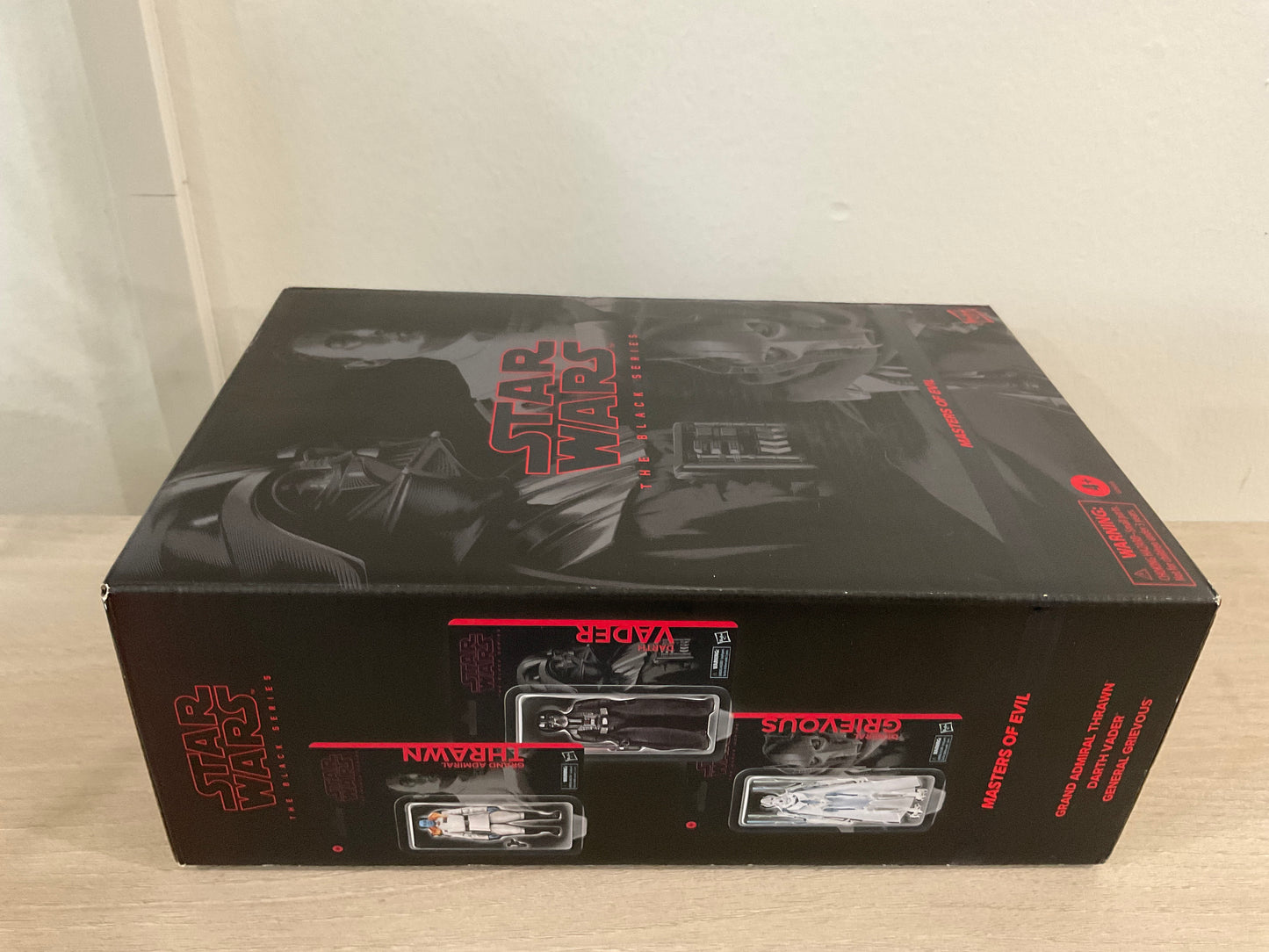 Star Wars Black Series Masters of Evil 3-Pack Vader Thrawn Grievous (Substandard Box)