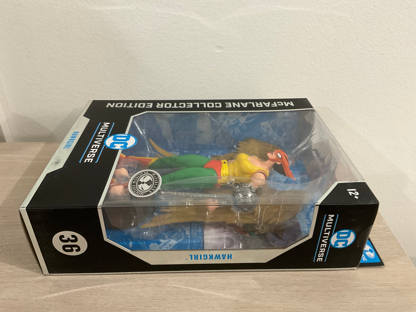 DC Multiverse Hawkgirl (Justice League of America) McFarlane Collector Edition 7" Figure - Chase Platinum