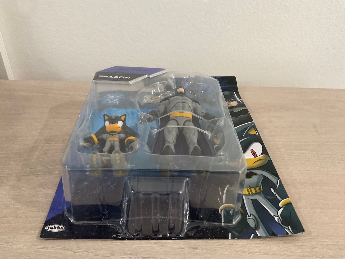 Sonic x DC Shadow as Batman and Batman 2-Piece Action Figure Set