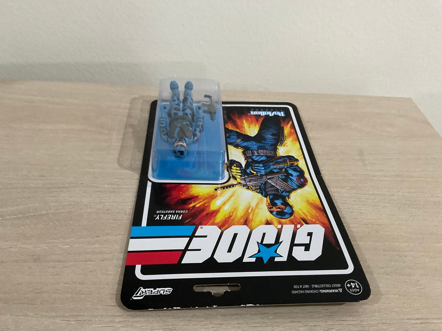 G.I. Joe Firefly (Comic Colors) ReAction 3.75-Inch Action Figure - Punched