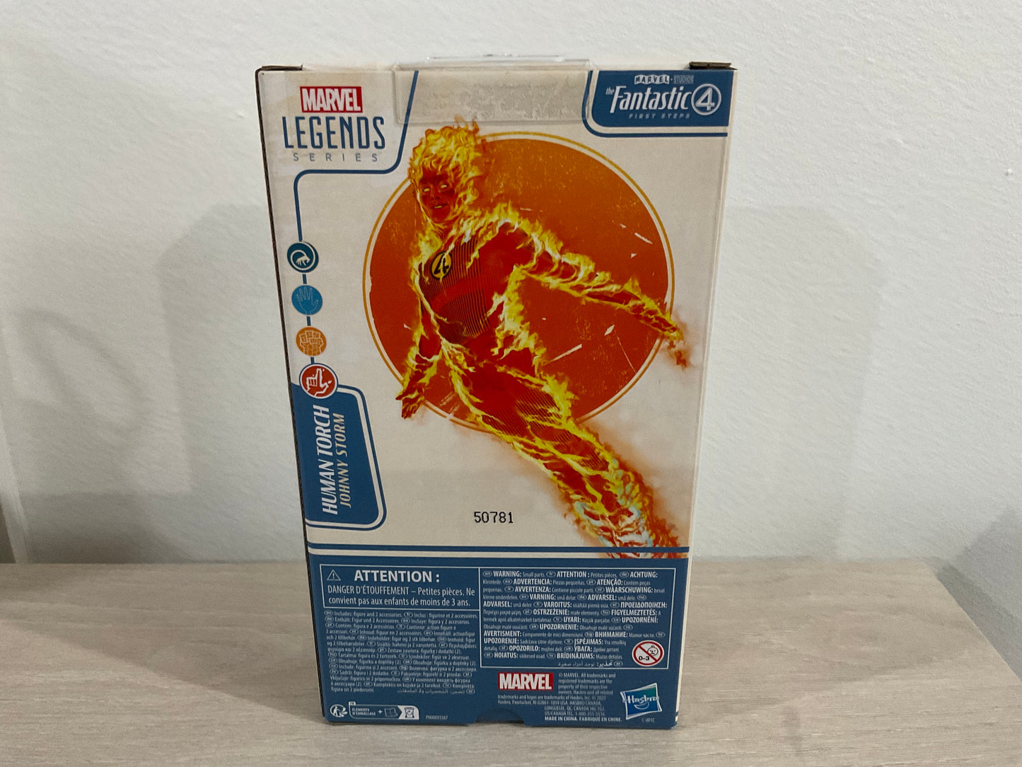 The Fantastic Four: First Steps Marvel Legends Human Torch Action Figure