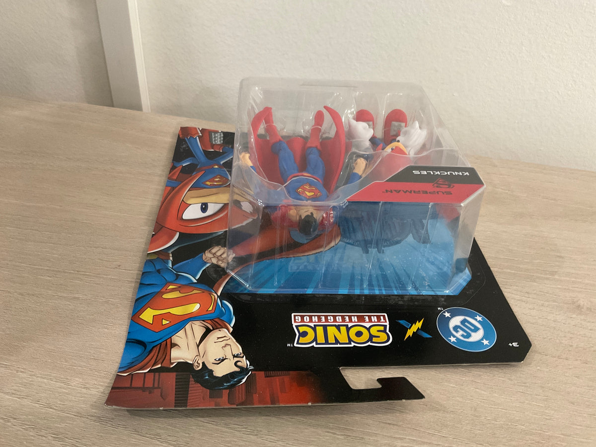 Sonic x DC Knuckles as Superman & Superman Ultimate Hero Pack 2-Piece Action Figure Set