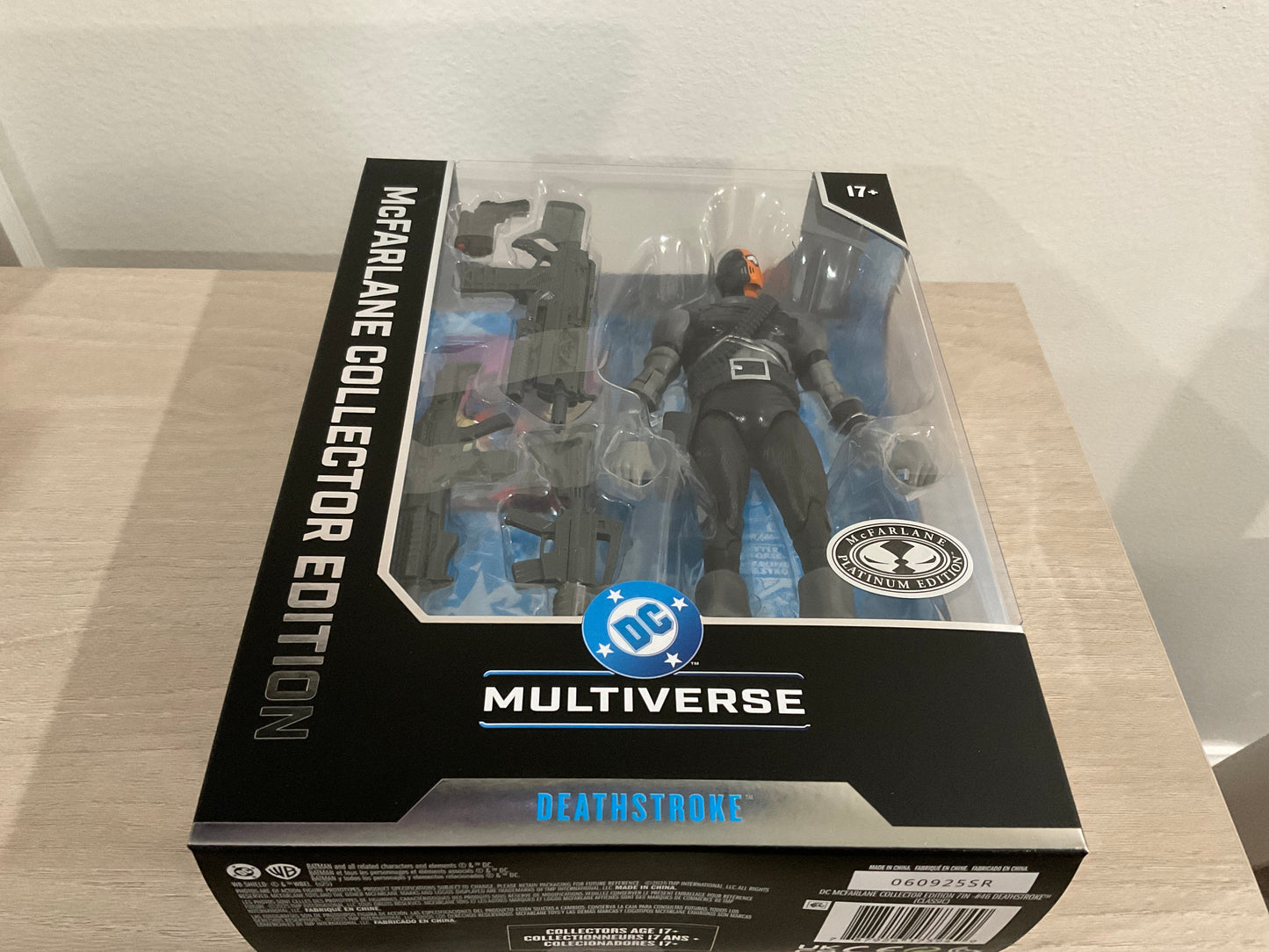 Deathstroke (The Terminator) 7″ Platinum Chase – McFarlane DC Multiverse Collector Edition #46