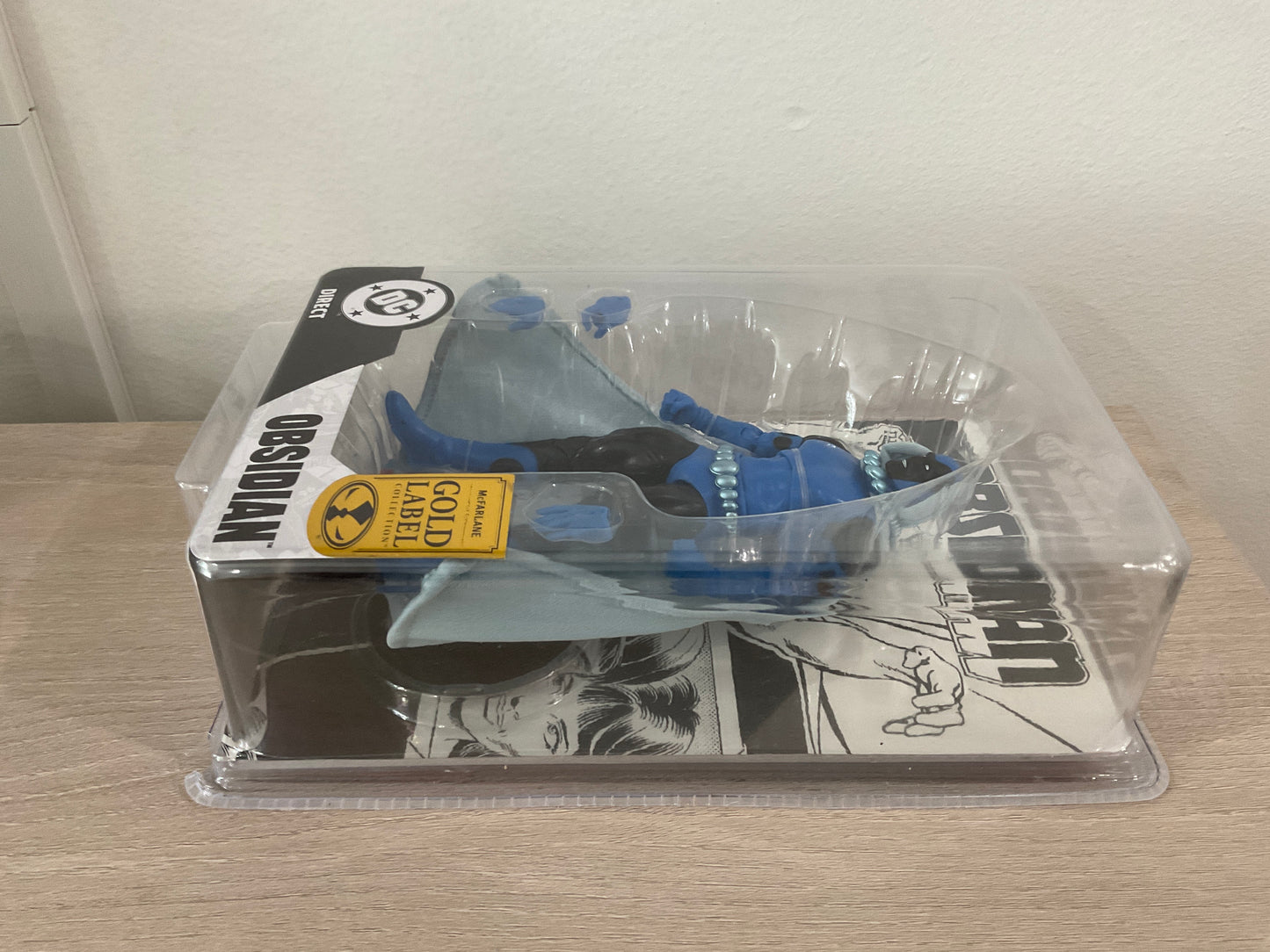 Obsidian (Infinity Inc. #16) Gold Label 7" Action Figure w/ Lithograph – McFarlane Collector Edition (Substandard)