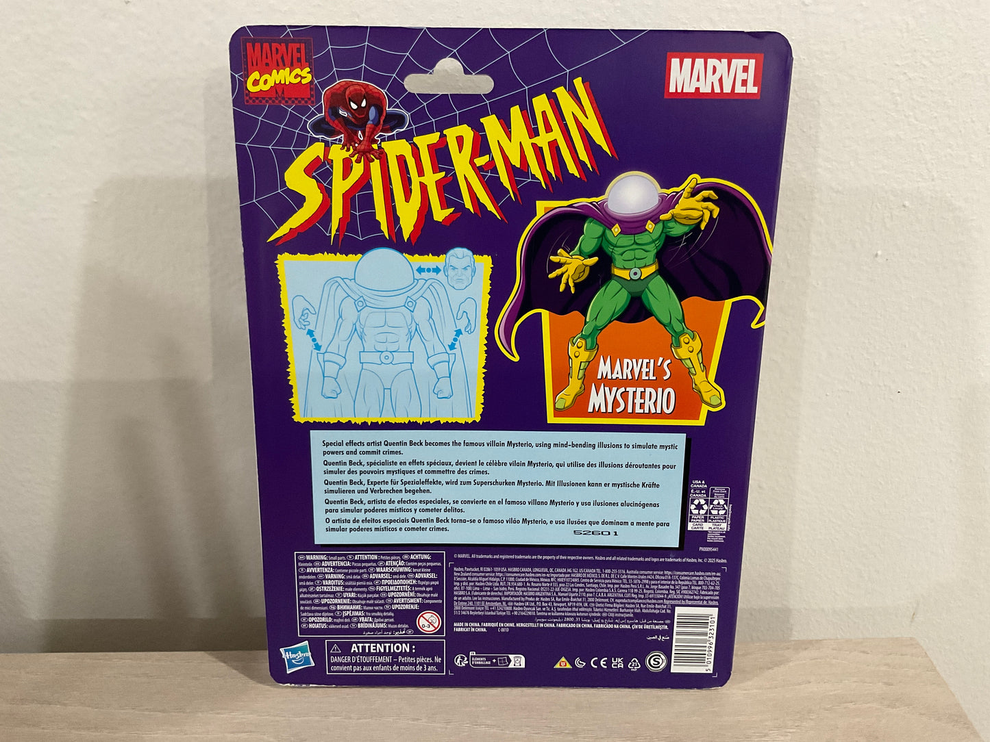 Marvel Legends Series Marvel’s Mysterio Retro Spider-Man 6-Inch Action Figure