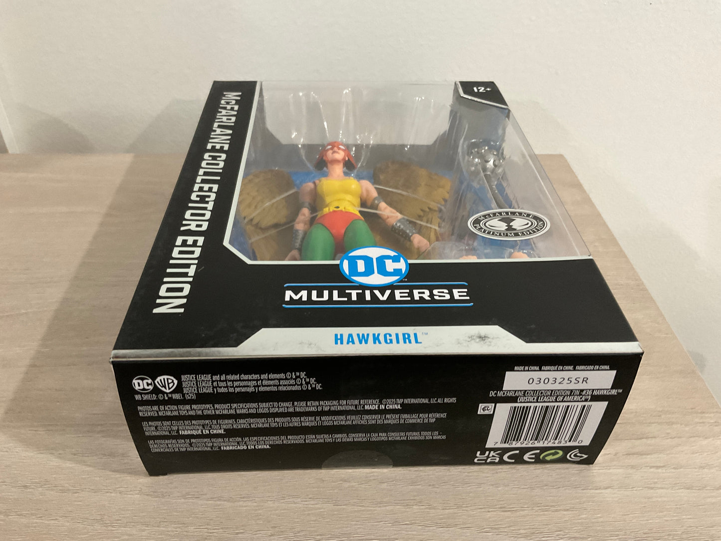 DC Multiverse Hawkgirl (Justice League of America) McFarlane Collector Edition 7" Figure - Chase Platinum
