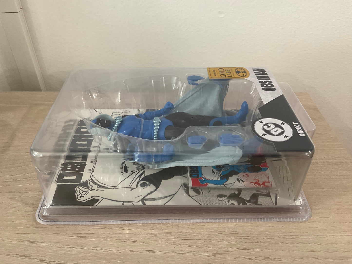 Obsidian (Infinity Inc. #16) Gold Label 7" Action Figure w/ Lithograph – McFarlane Collector Edition (Substandard)