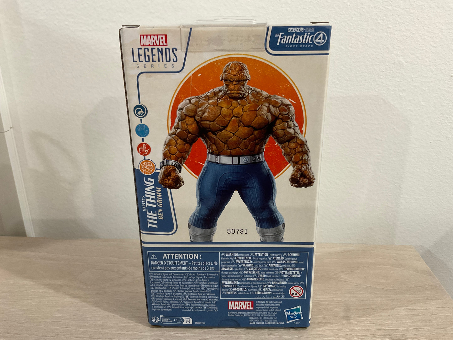 The Fantastic Four: First Steps Marvel Legends The Thing Action Figure