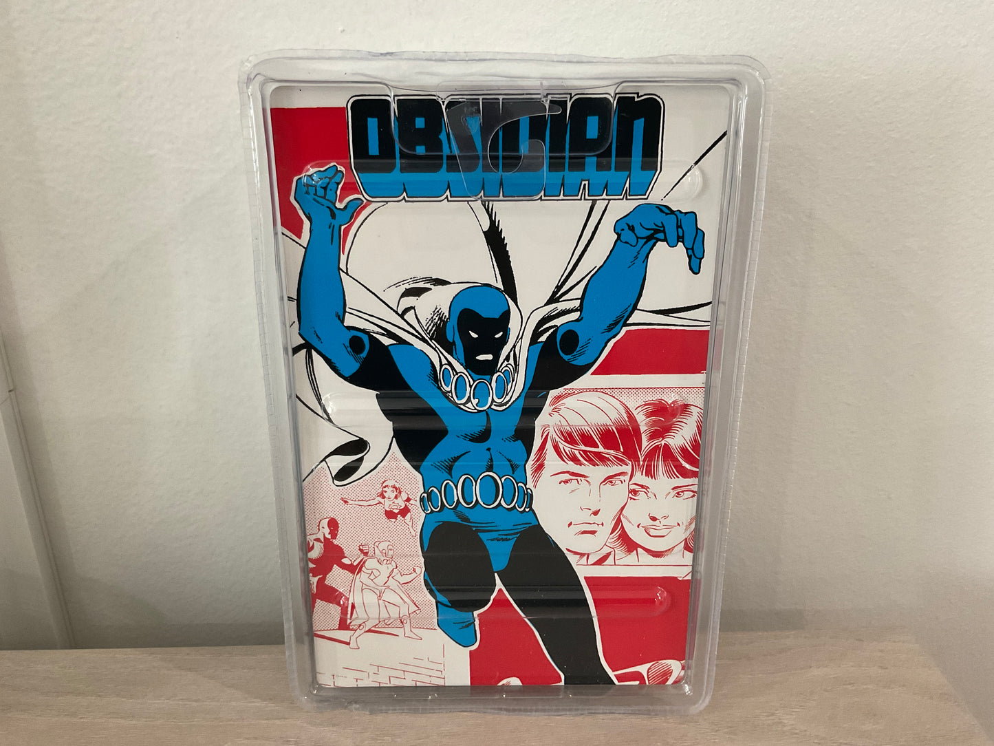 Obsidian (Infinity Inc. #16) Gold Label 7" Action Figure w/ Lithograph – McFarlane Collector Edition (Substandard)