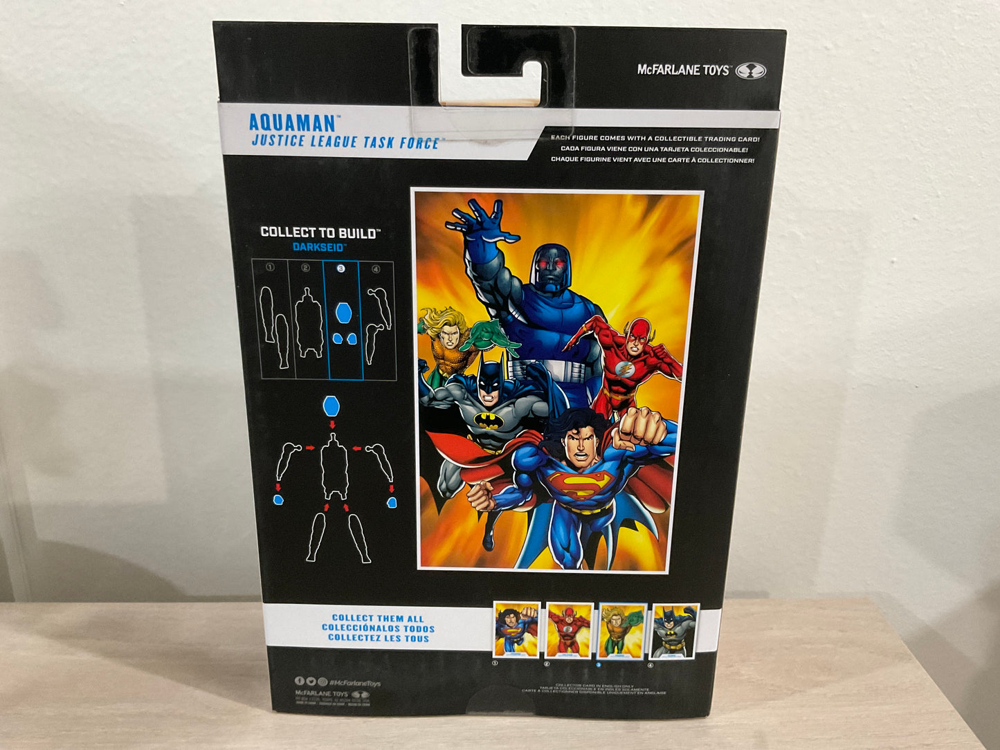 DC Multiverse Aquaman (Justice League Task Force) Platinum Edition 7-Inch Action Figure with Darkseid BAF Piece