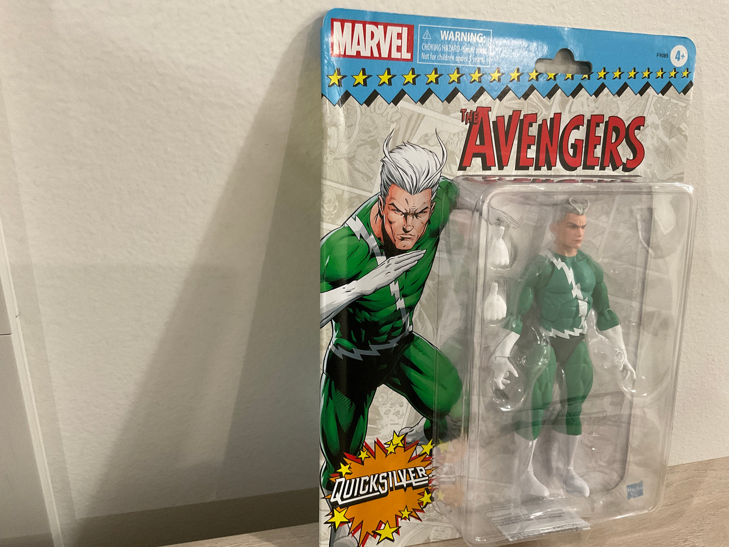 Marvel Legends Series Quicksilver, Retro Marvel Comics Collectible Action Figure (Substandard 1)