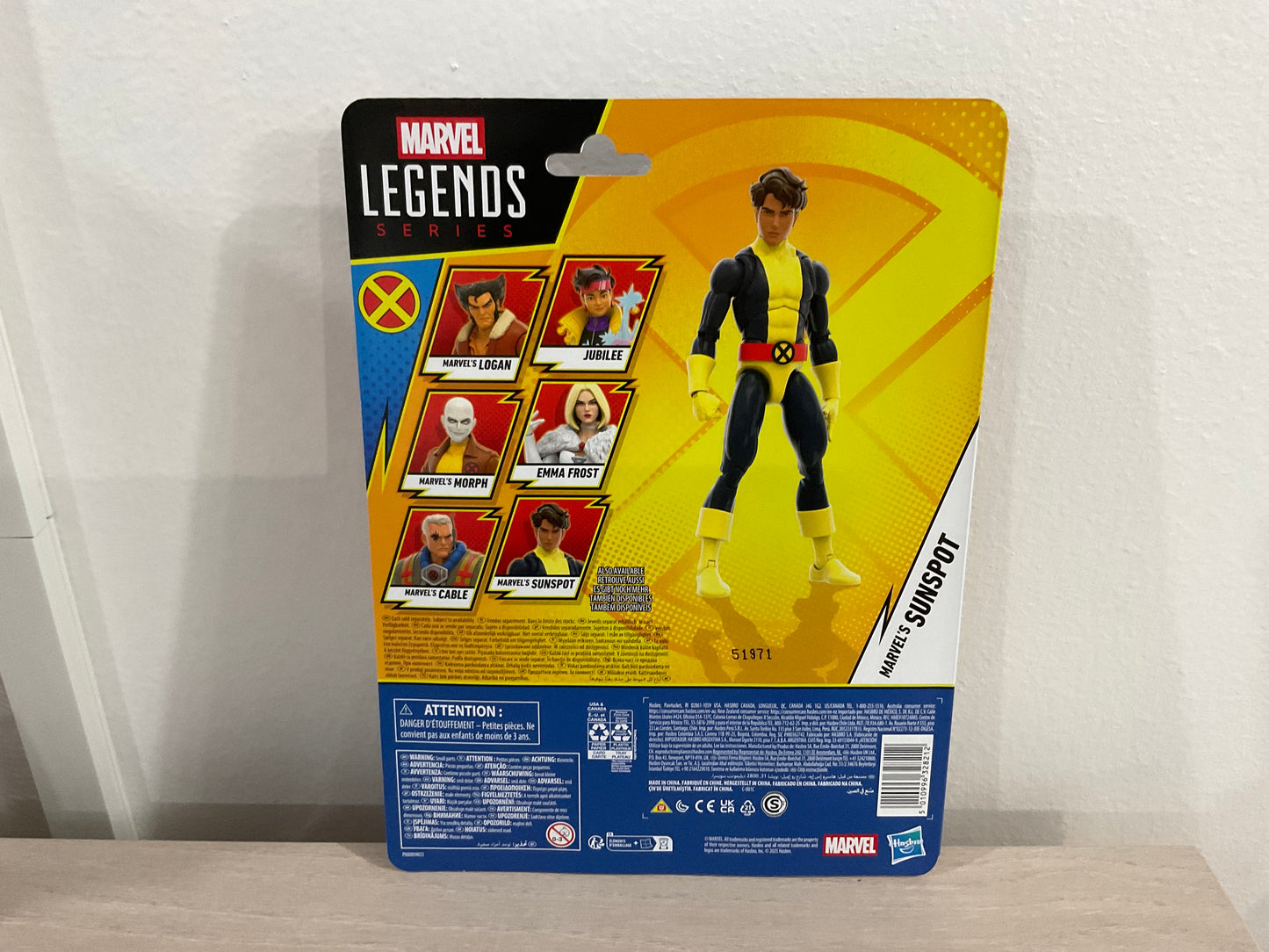 X-Men 97 Marvel Legends 6-inch Sunspot Action Figure
