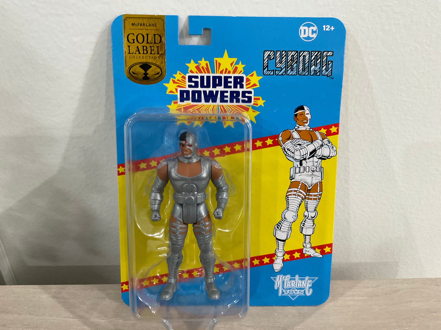 Cyborg 4.5″ Gold Label Figure – DC Super Powers Exclusive