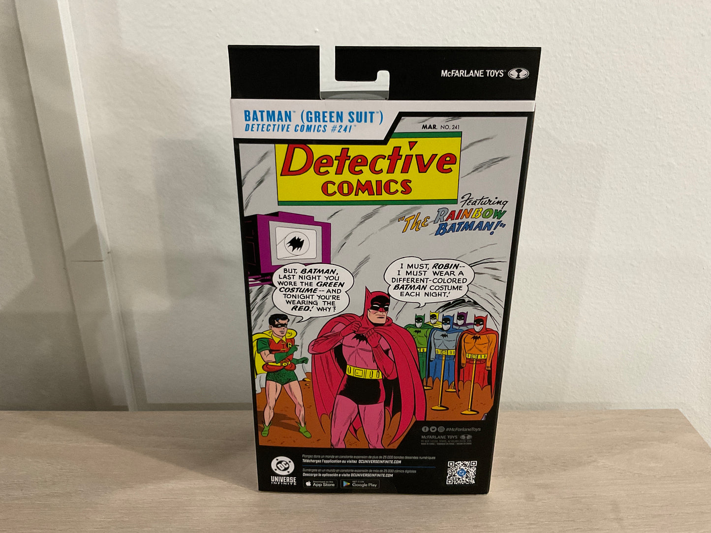 Batman - Batman Green Suit (Detective Comics #241) DC Multiverse Red Platinum Edition 7" Scale Action Figure