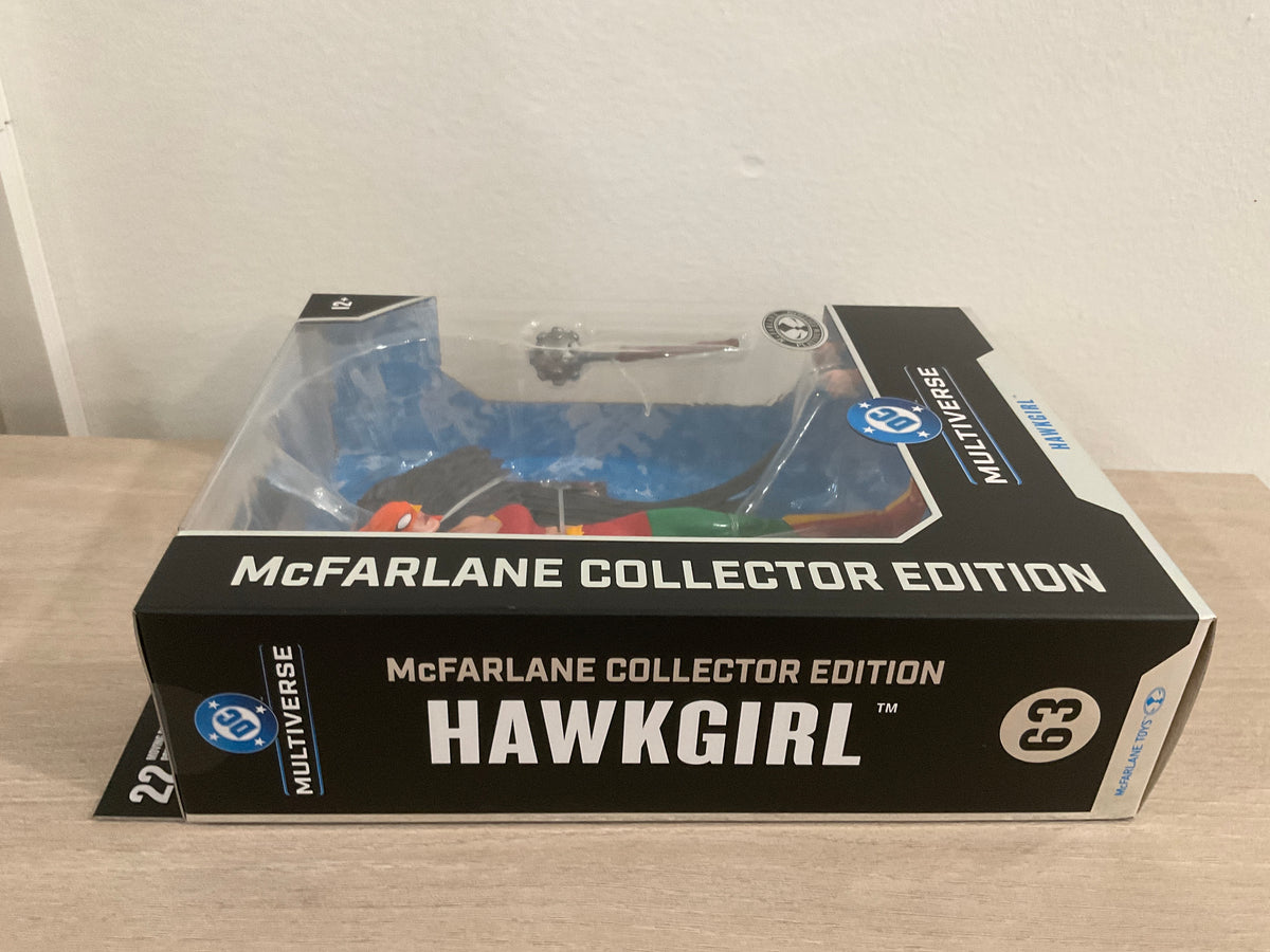 DC McFarlane Collector Edition #63 Platinum Edition Hawkgirl (First Appearance) 7-Inch Scale Action Figure – Chase Variant