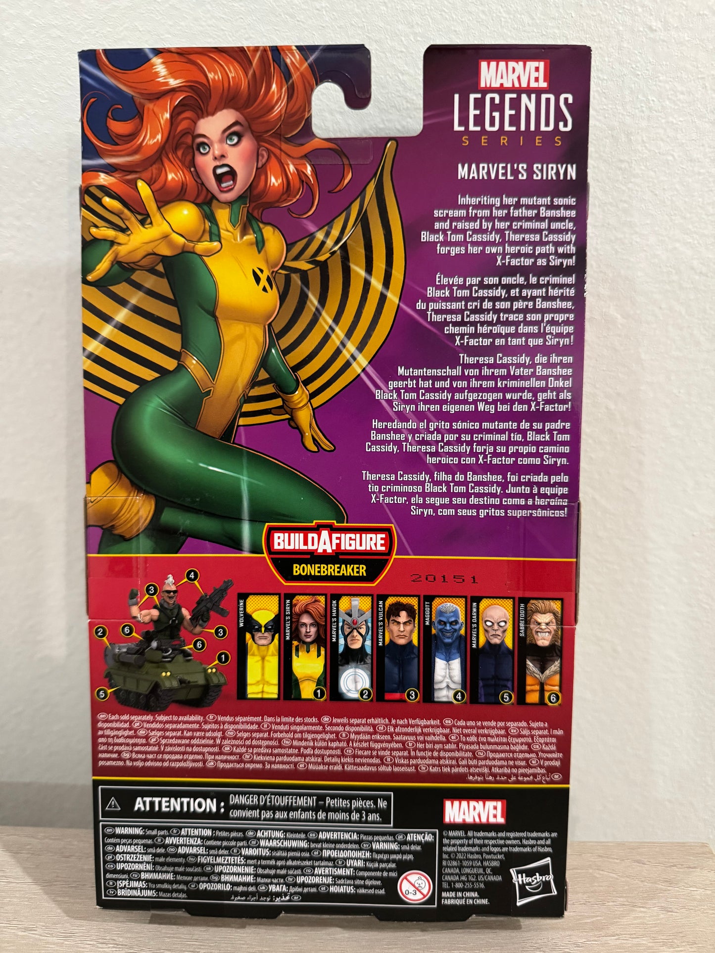 Marvel Legends Series X-Men Marvel's Siryn 6-Inch Action Figure