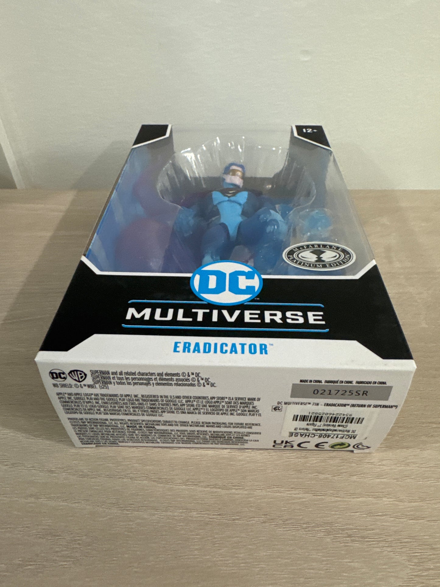 DC Multiverse Eradicator (Return of Superman) 7" Figure - Platinum Edition (Substandard)