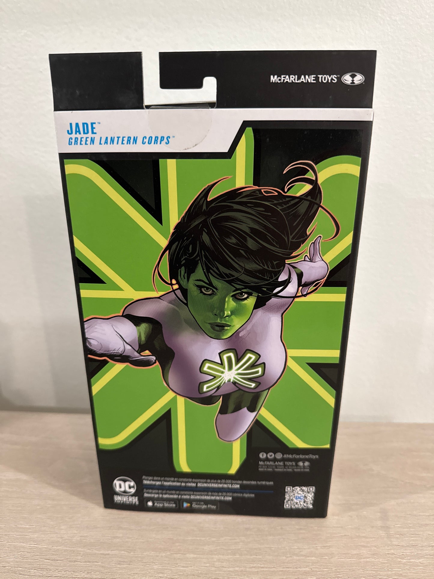 DC Multiverse Green Lantern Corps – Jade 7” Figure (Red Platinum Edition)